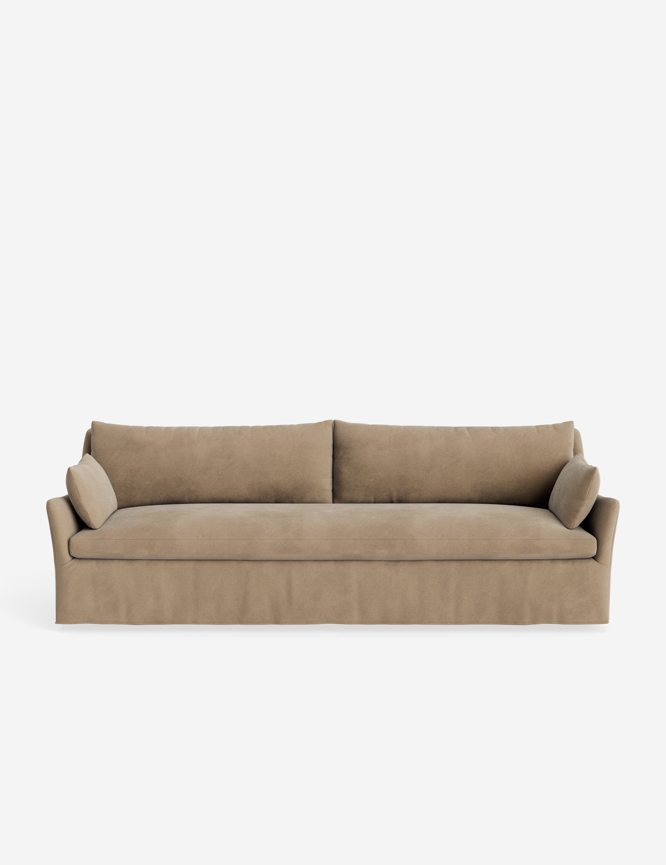 Pavona Slipcover Sofa | Casual Elegant Design, Slope-Arm Style