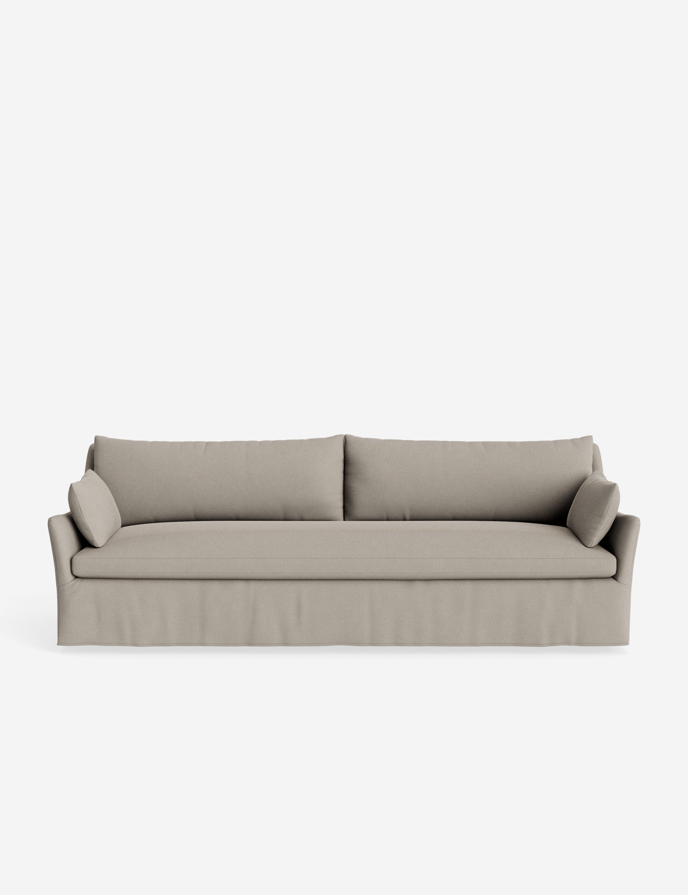 Pavona Slipcover Sofa | Casual Elegant Design, Slope-Arm Style