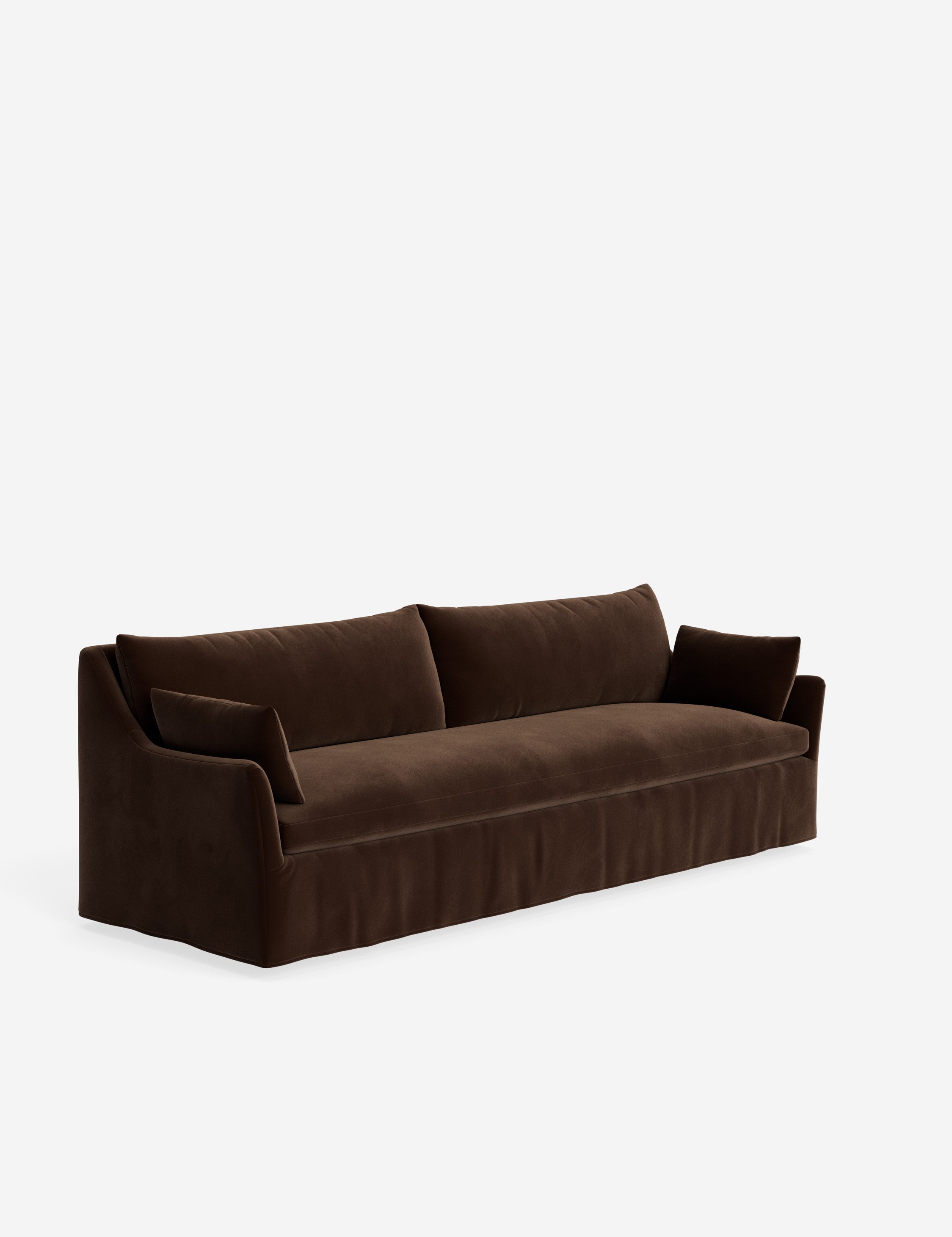 Pavona Slipcover Sofa | Casual Elegant Design, Slope-Arm Style