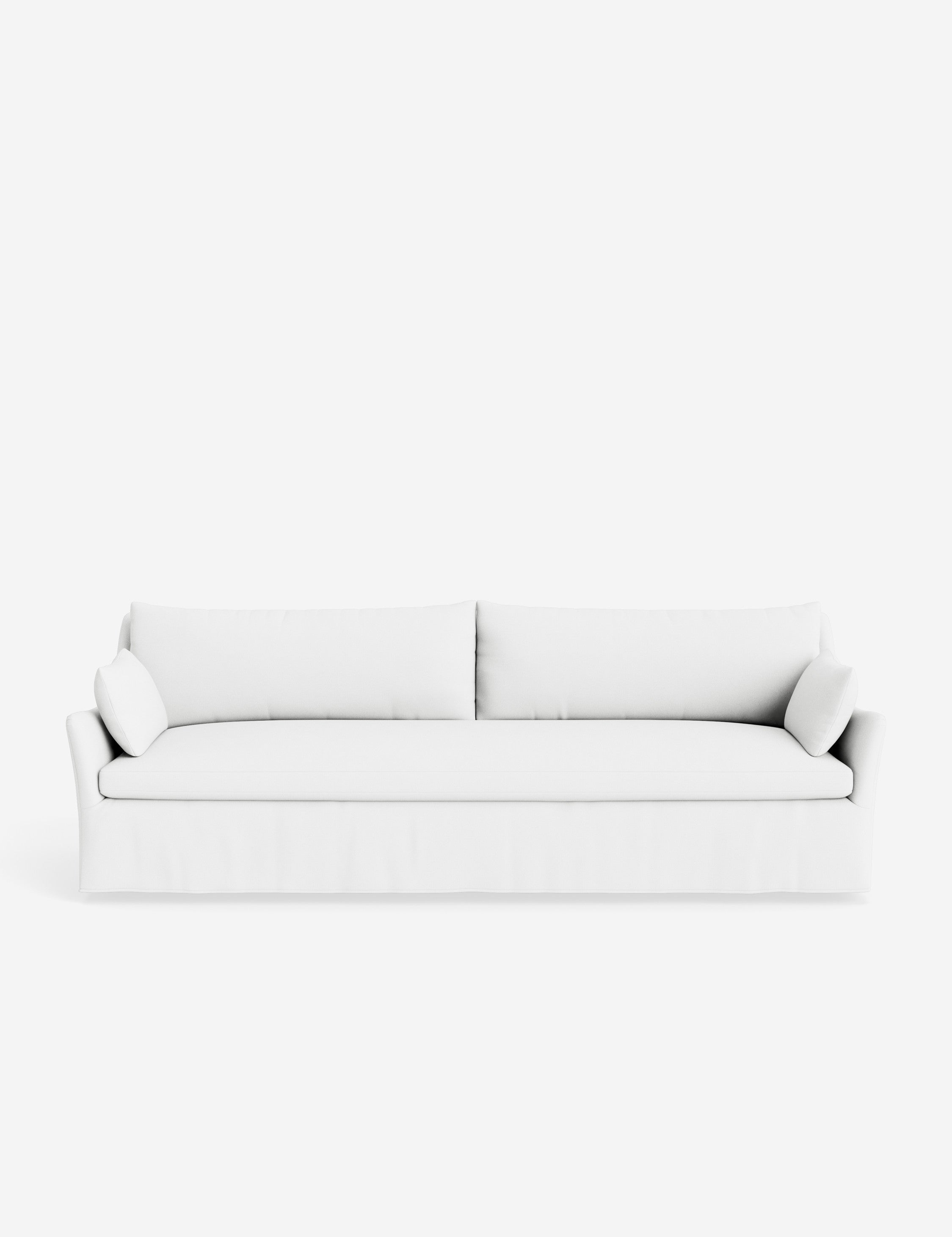 Pavona Slipcover Sofa | Casual Elegant Design, Slope-Arm Style