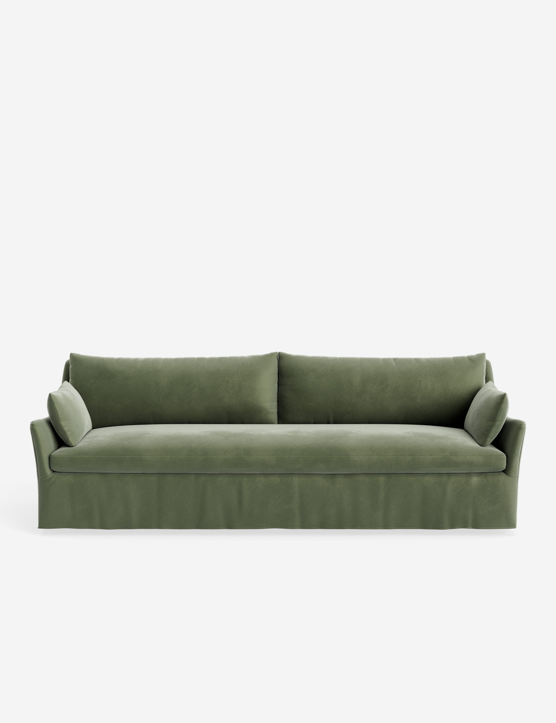 Pavona Slipcover Sofa | Casual Elegant Design, Slope-Arm Style