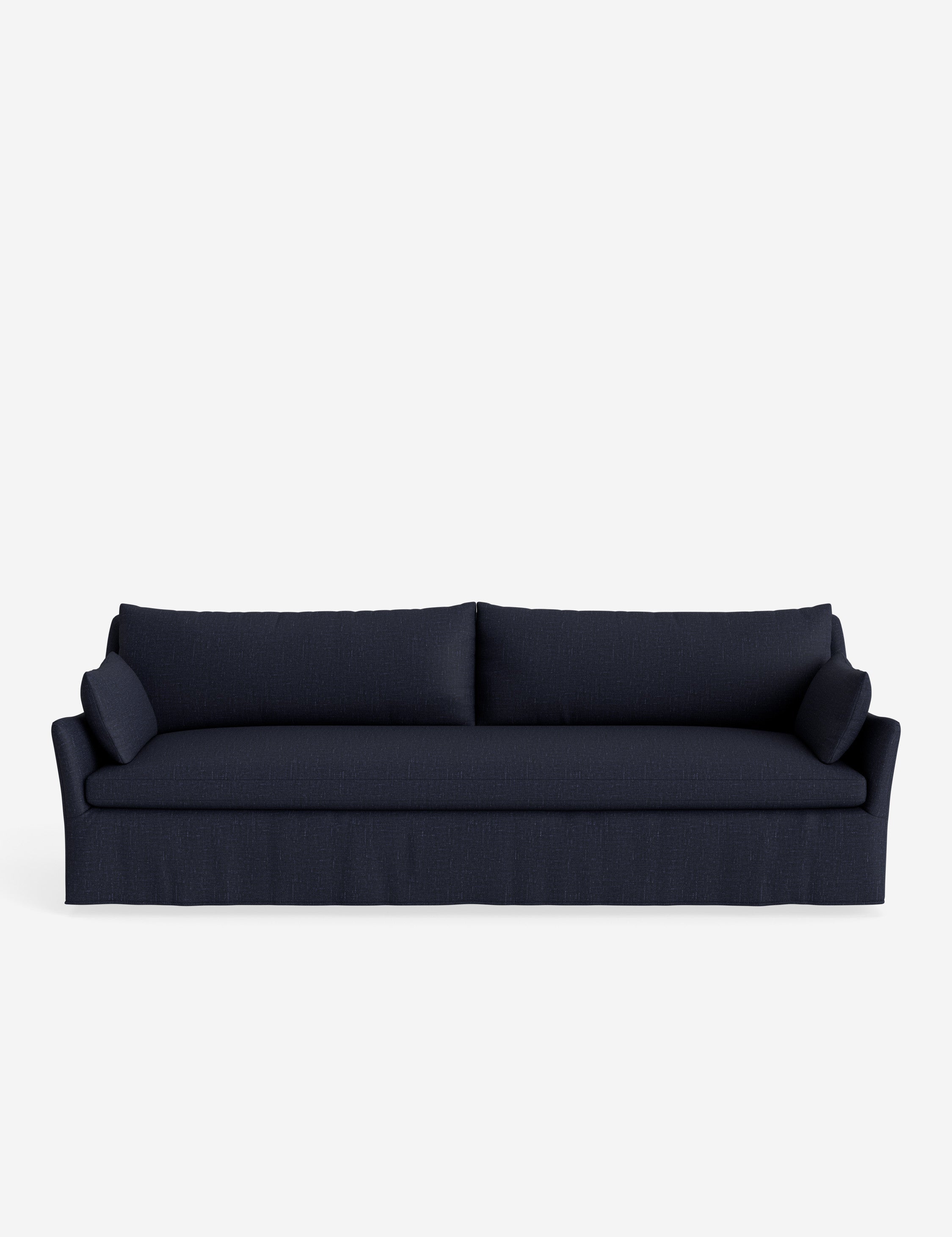 Pavona Slipcover Sofa | Casual Elegant Design, Slope-Arm Style
