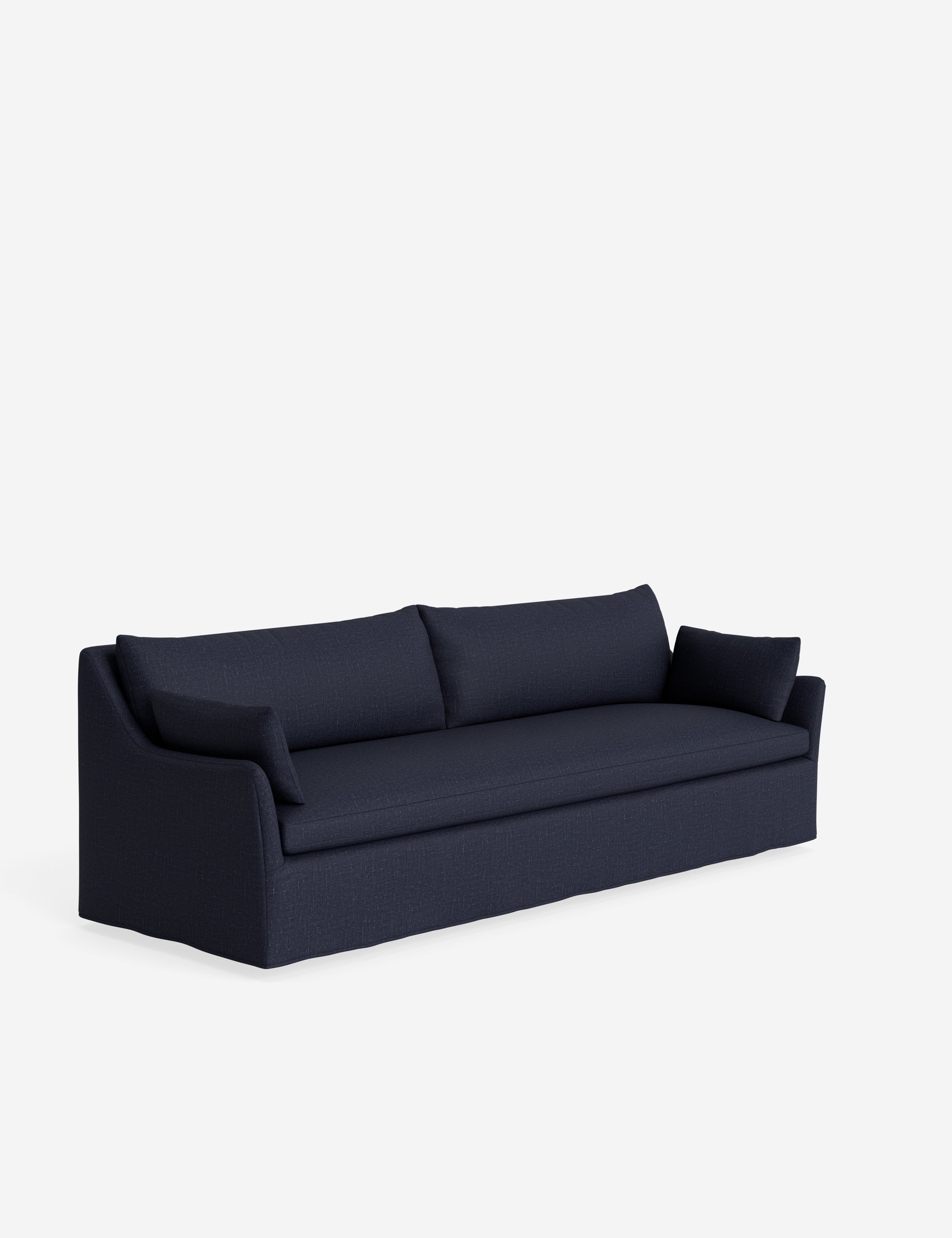 Pavona Slipcover Sofa | Casual Elegant Design, Slope-Arm Style