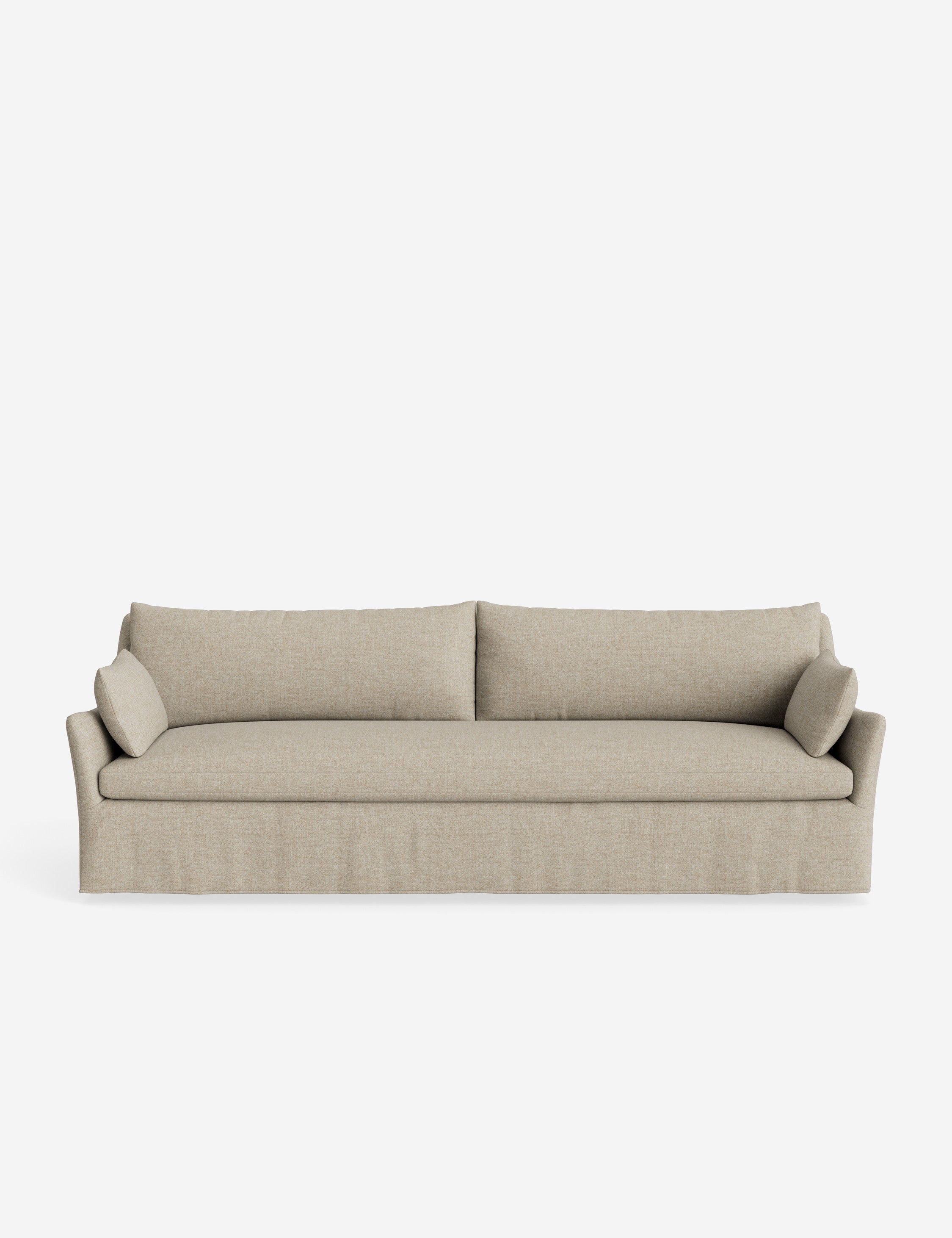 Pavona Slipcover Sofa | Casual Elegant Design, Slope-Arm Style