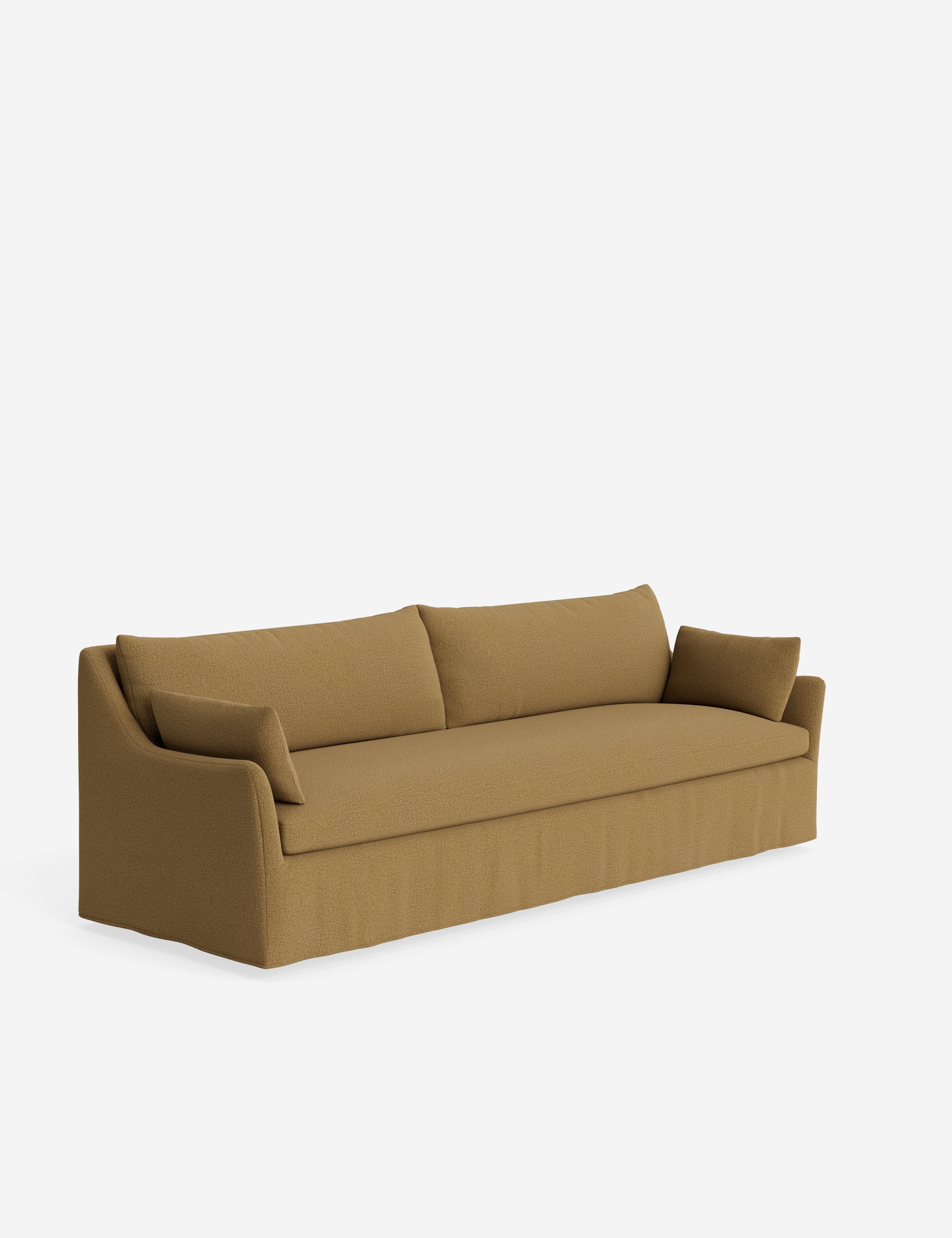 Pavona Slipcover Sofa | Casual Elegant Design, Slope-Arm Style
