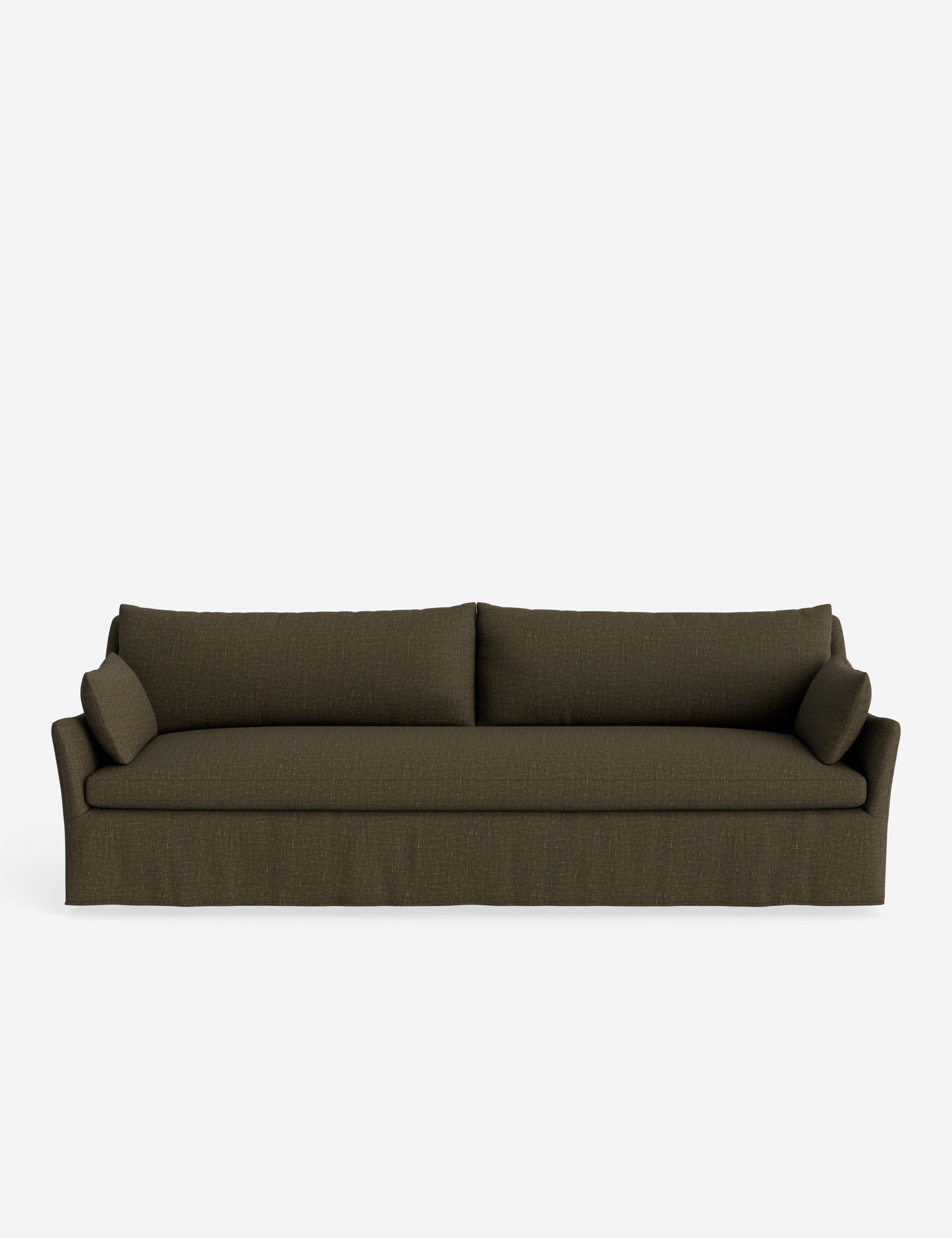 Pavona Slipcover Sofa | Casual Elegant Design, Slope-Arm Style