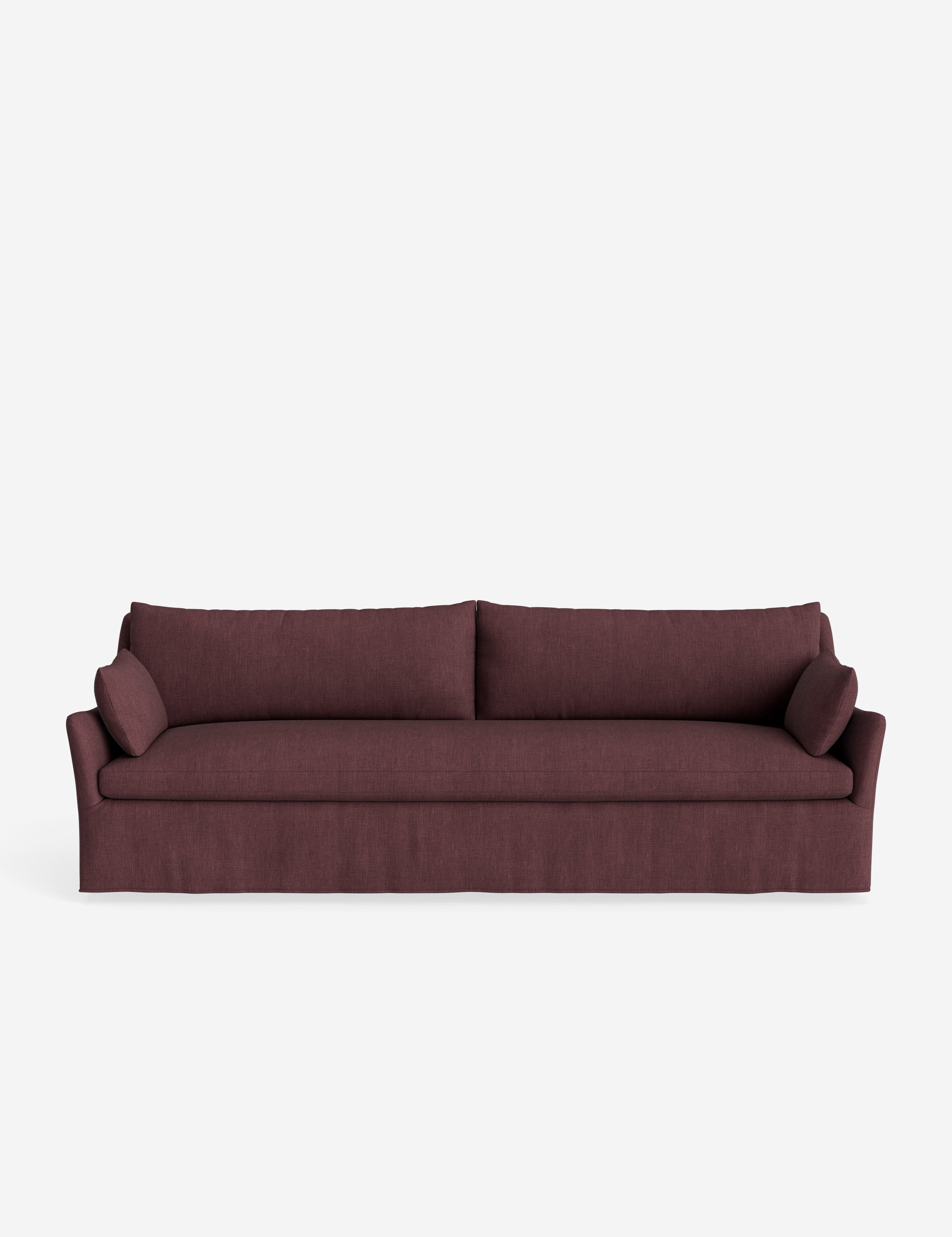 Pavona Slipcover Sofa | Casual Elegant Design, Slope-Arm Style