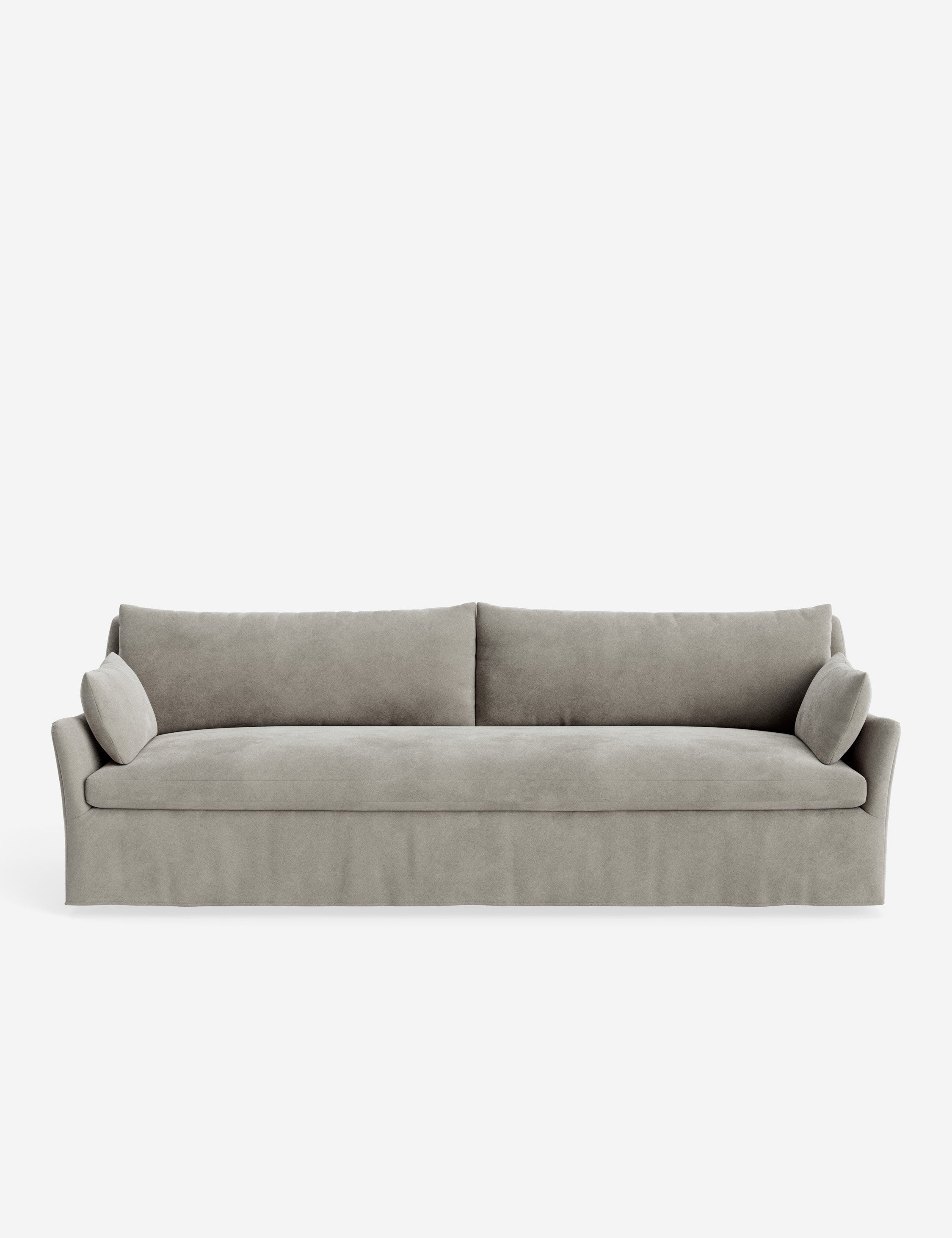 Pavona Slipcover Sofa | Casual Elegant Design, Slope-Arm Style