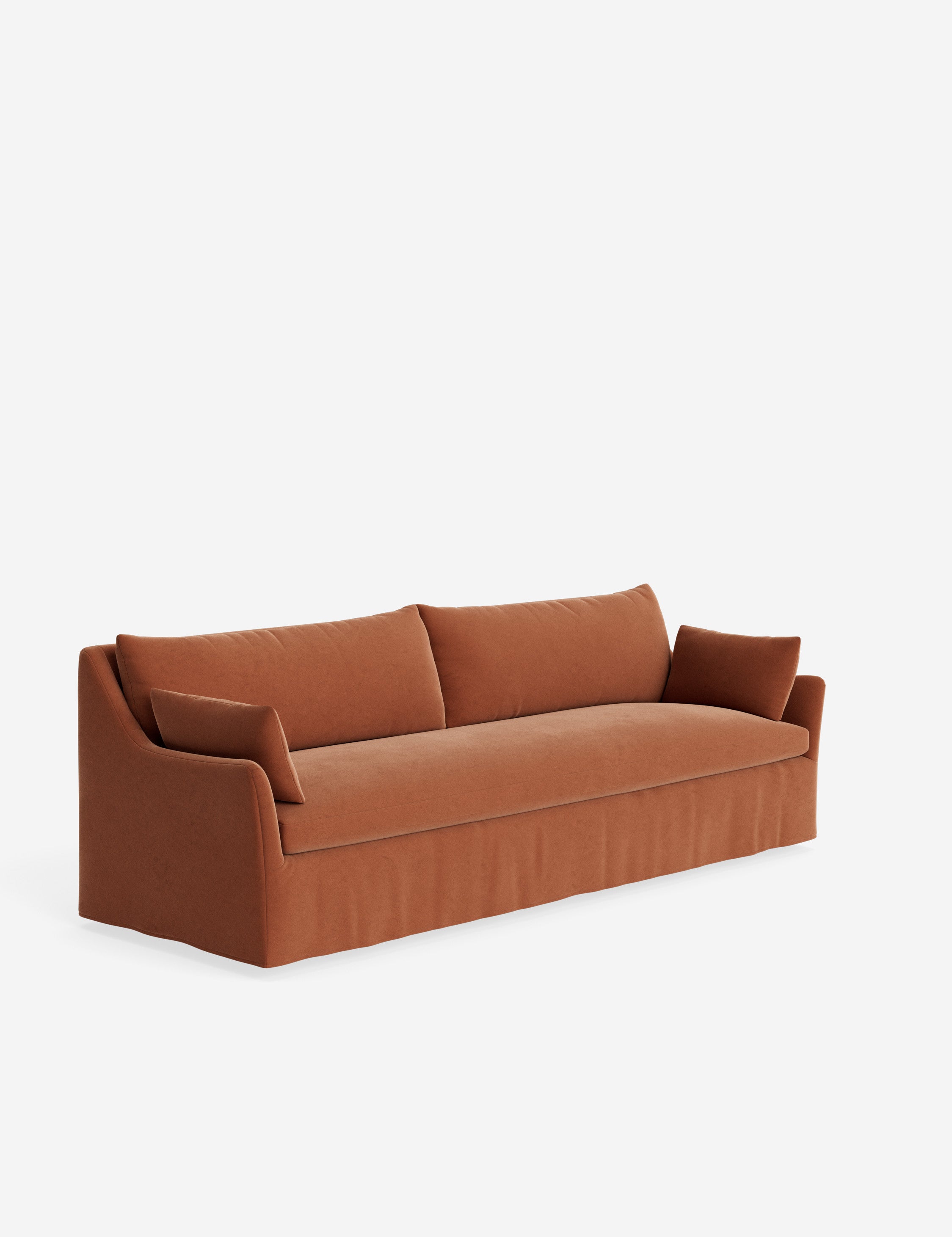 Pavona Slipcover Sofa | Casual Elegant Design, Slope-Arm Style