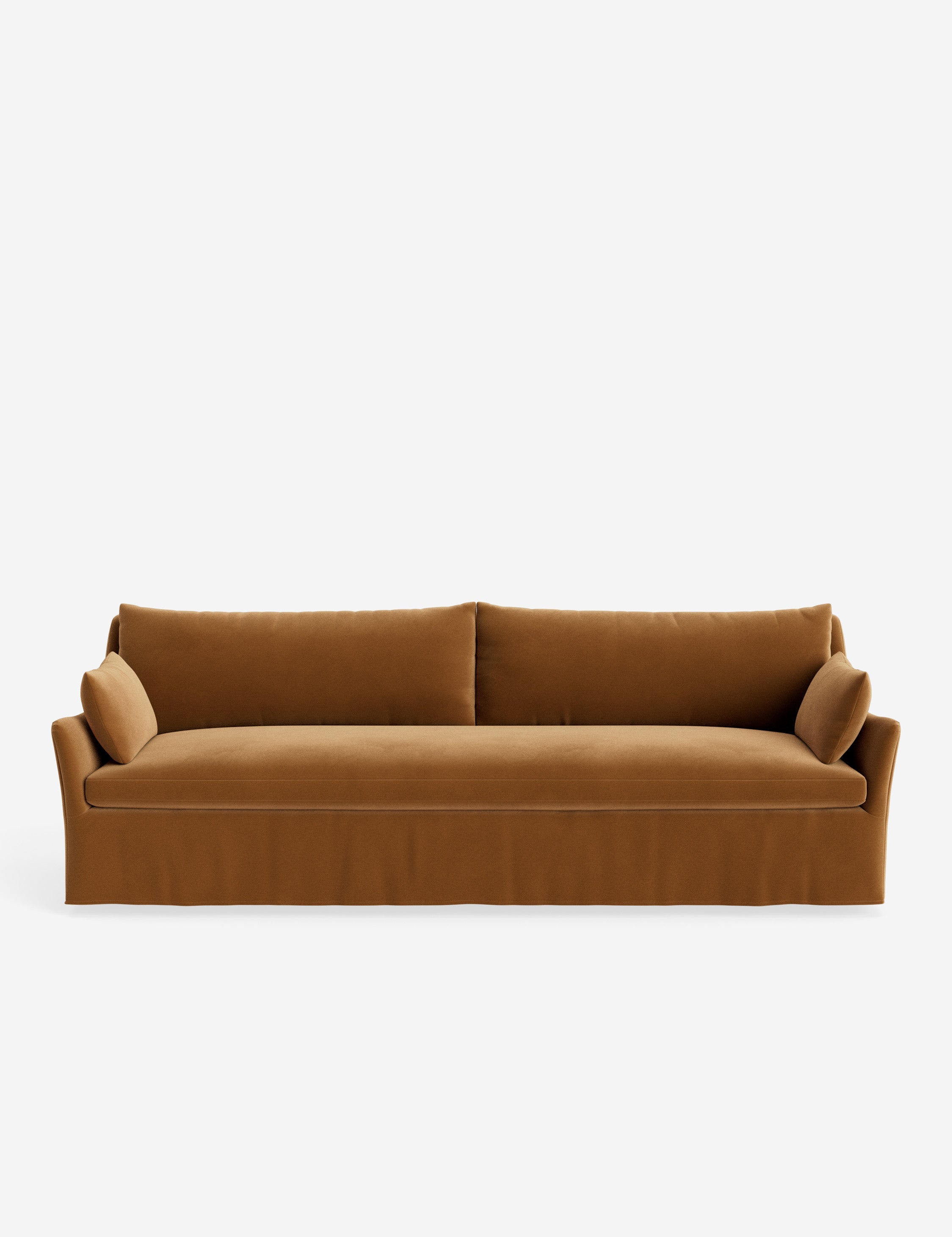 Pavona Slipcover Sofa | Casual Elegant Design, Slope-Arm Style
