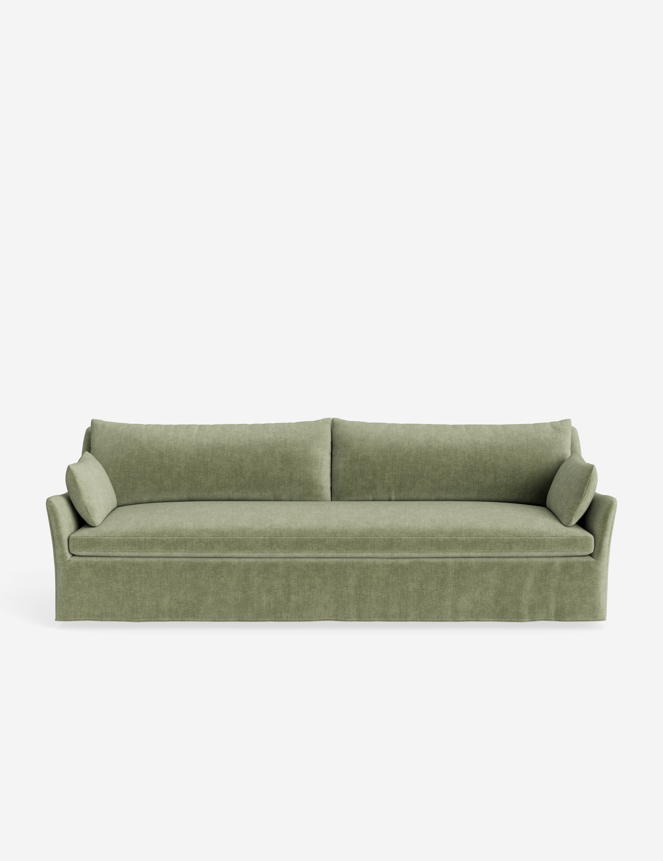 Pavona Slipcover Sofa | Casual Elegant Design, Slope-Arm Style