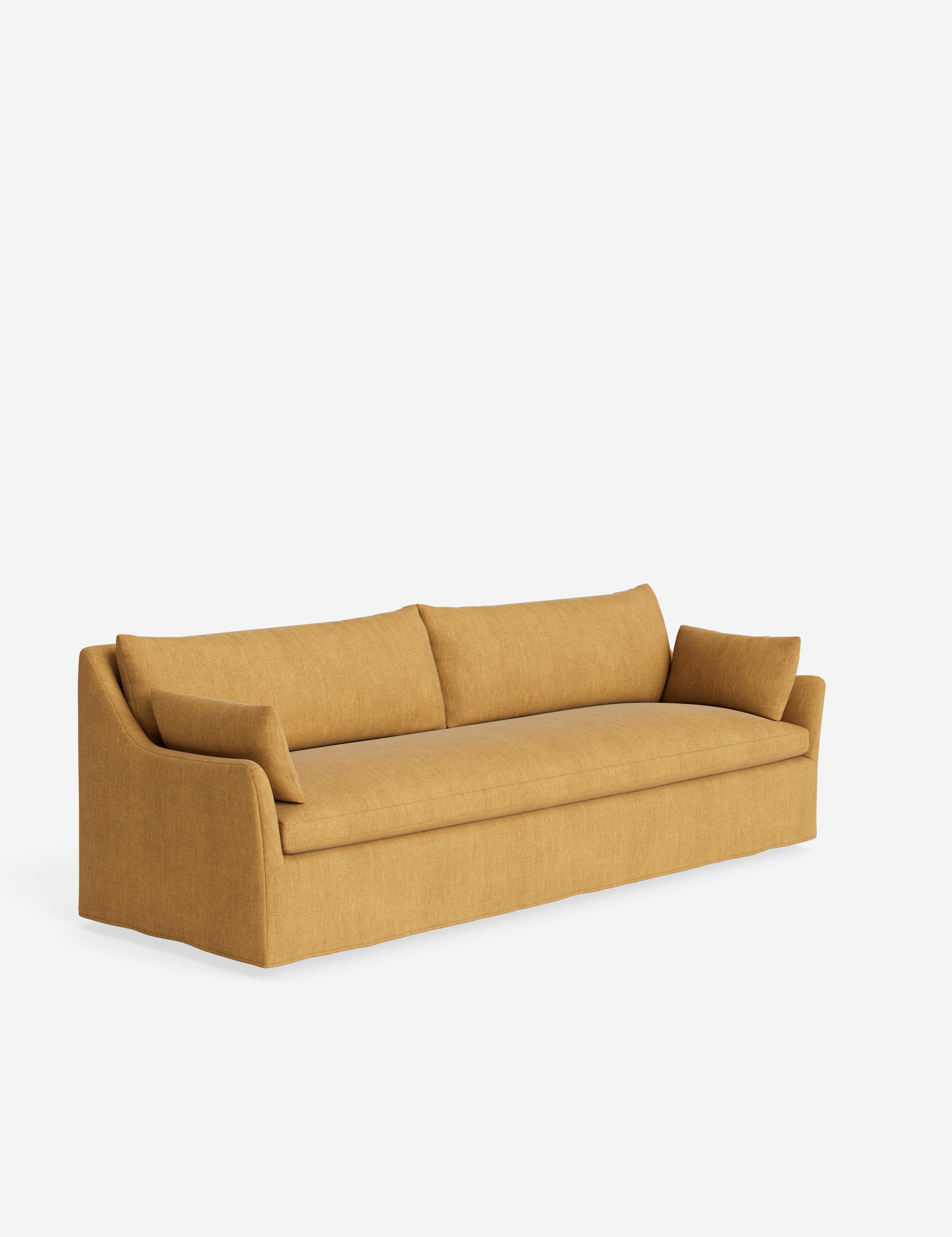 Pavona Slipcover Sofa | Casual Elegant Design, Slope-Arm Style