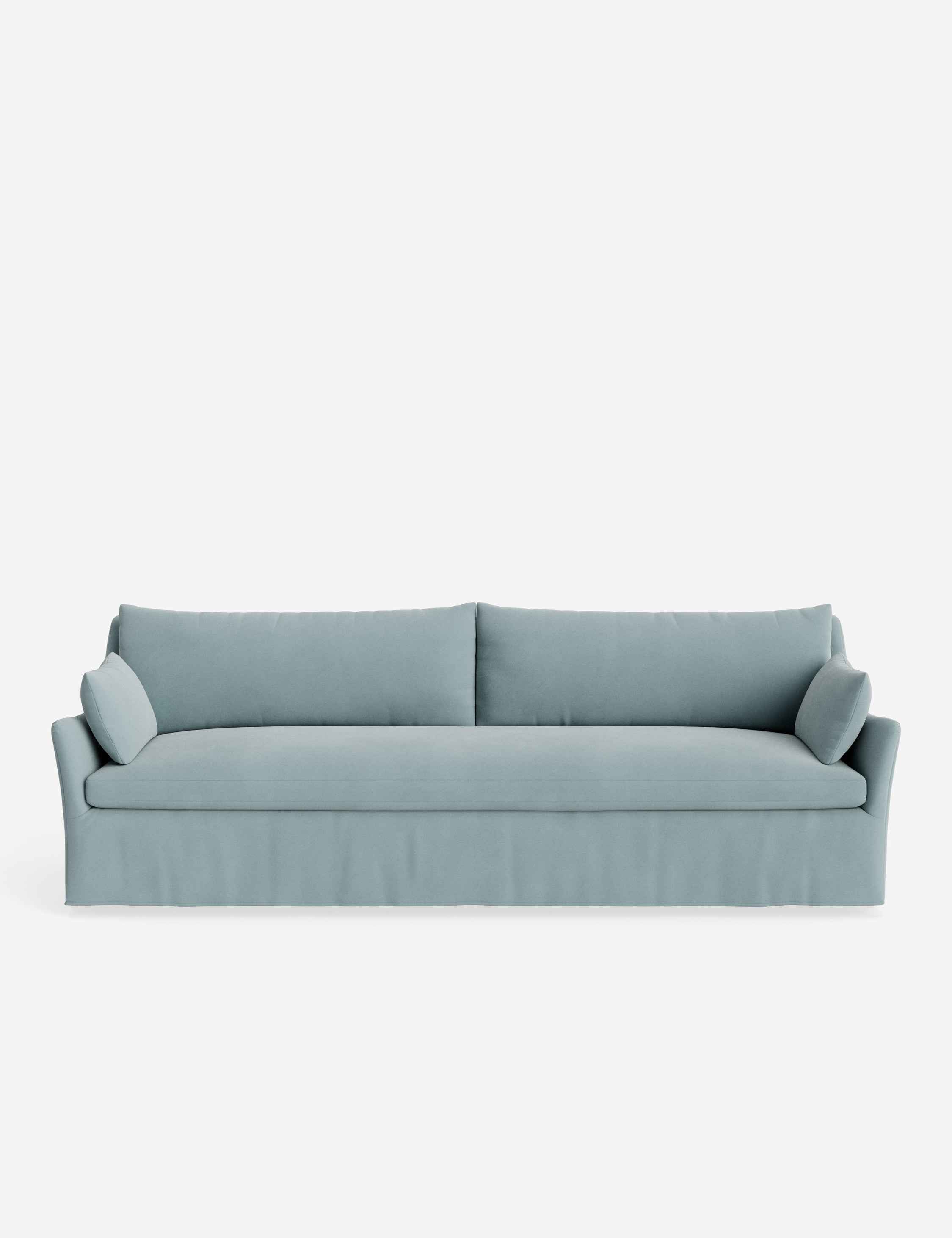 Pavona Slipcover Sofa | Casual Elegant Design, Slope-Arm Style