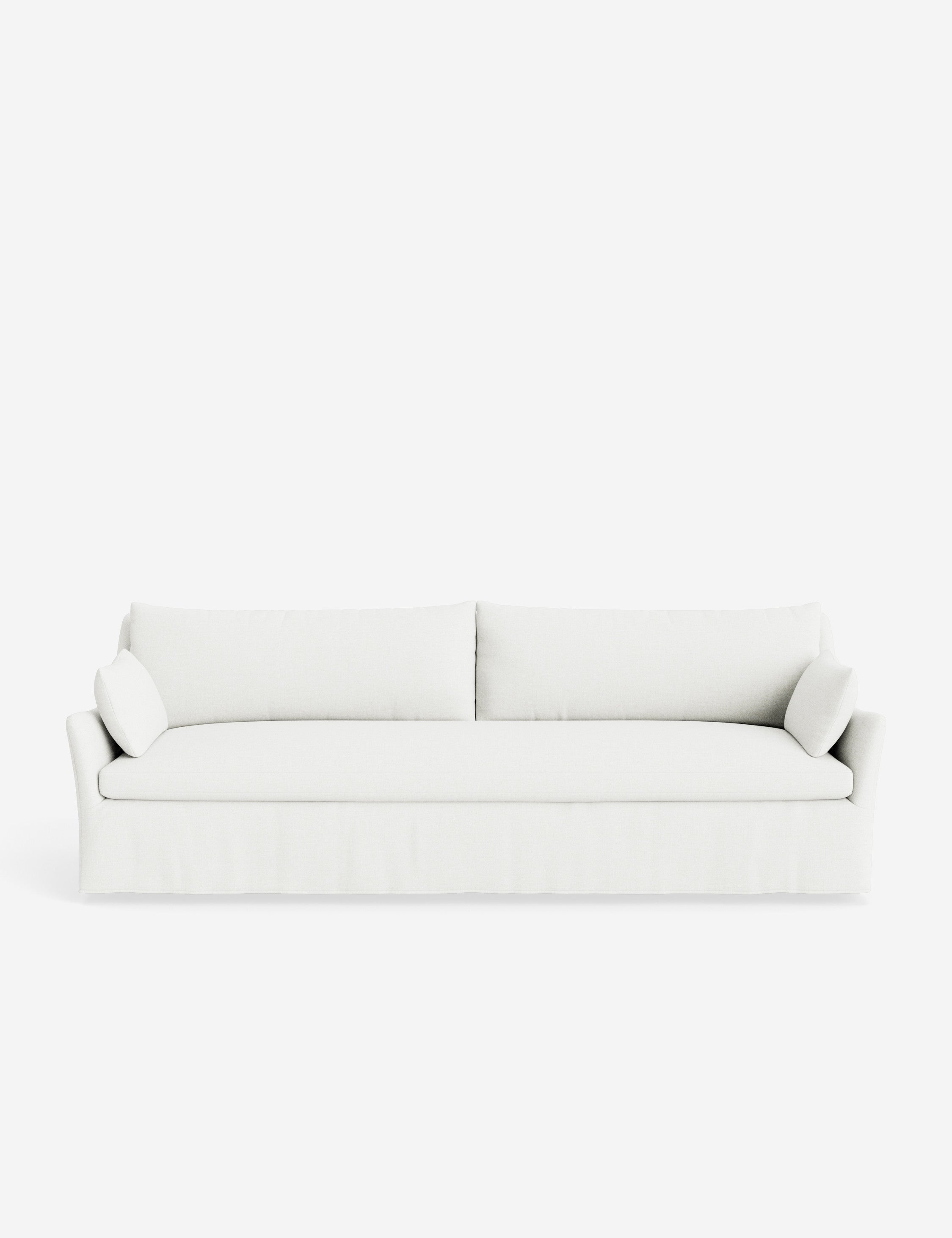 Pavona Slipcover Sofa | Casual Elegant Design, Slope-Arm Style