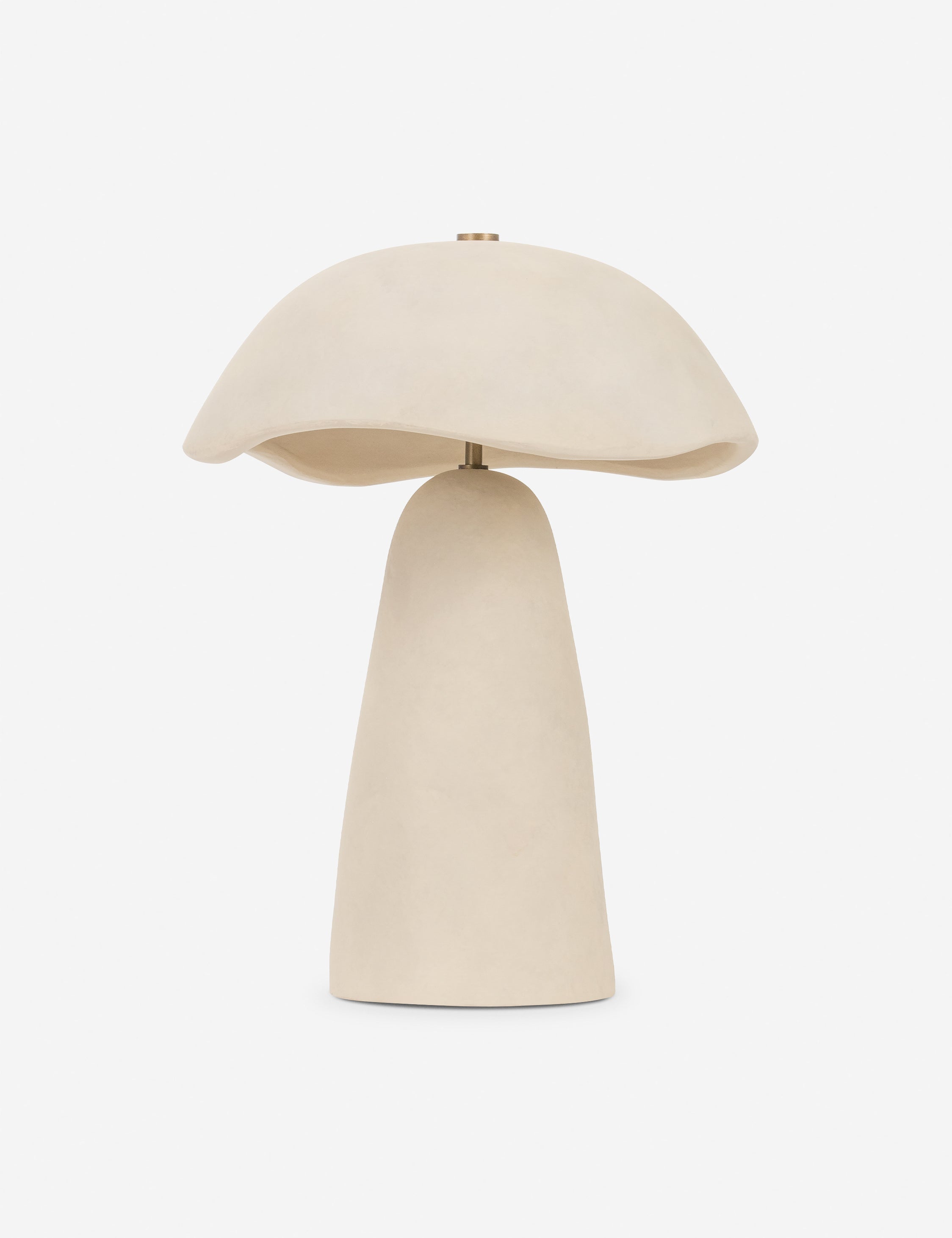 Cleo Table Lamp | Sculptural Design, Monochromatic Finish