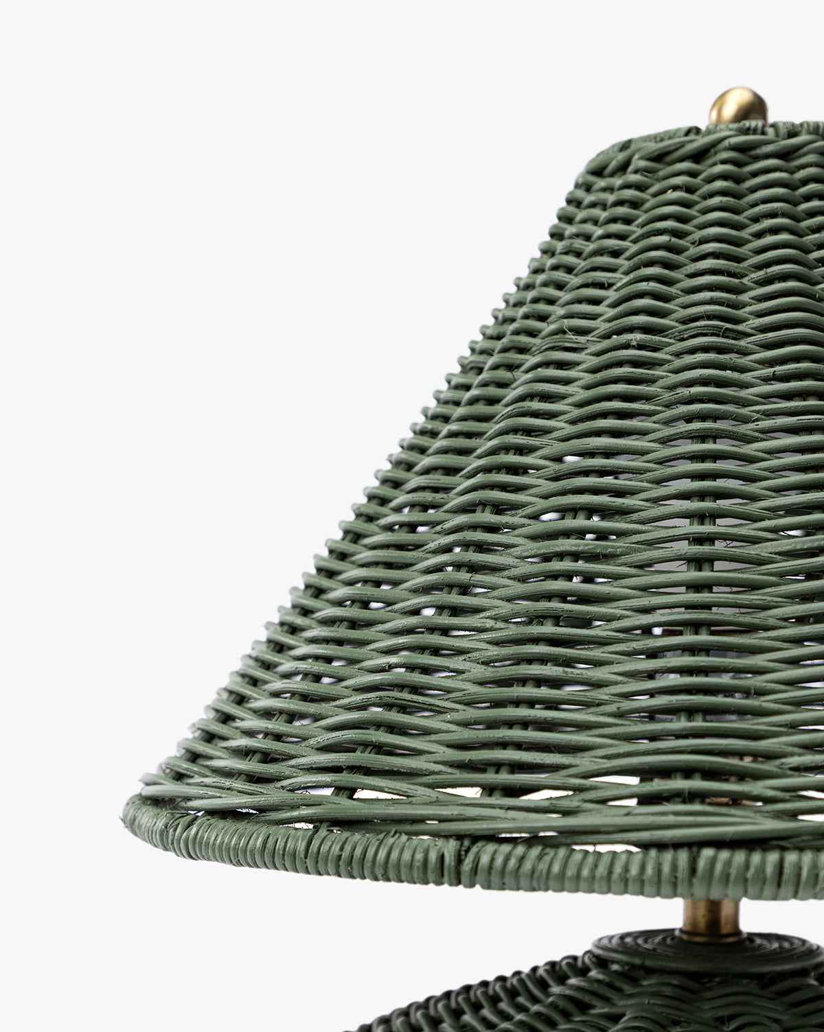 Cypress Table Lamp  Woven Wicker, Dimmable Function