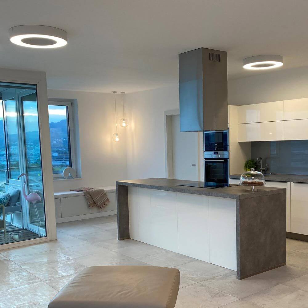 Bela LED Ceiling Lamp | Dimmable, 183cm Diameter