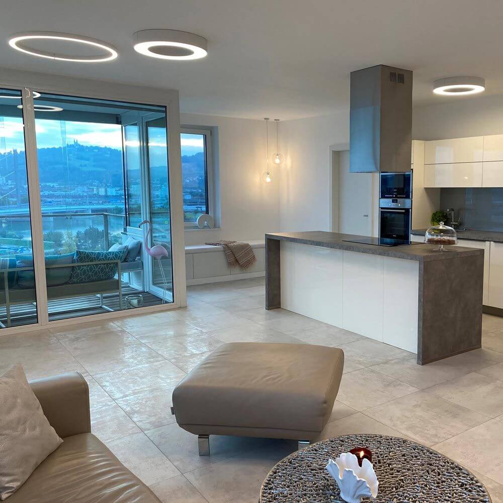 Bela LED Ceiling Lamp | Dimmable, 183cm Diameter