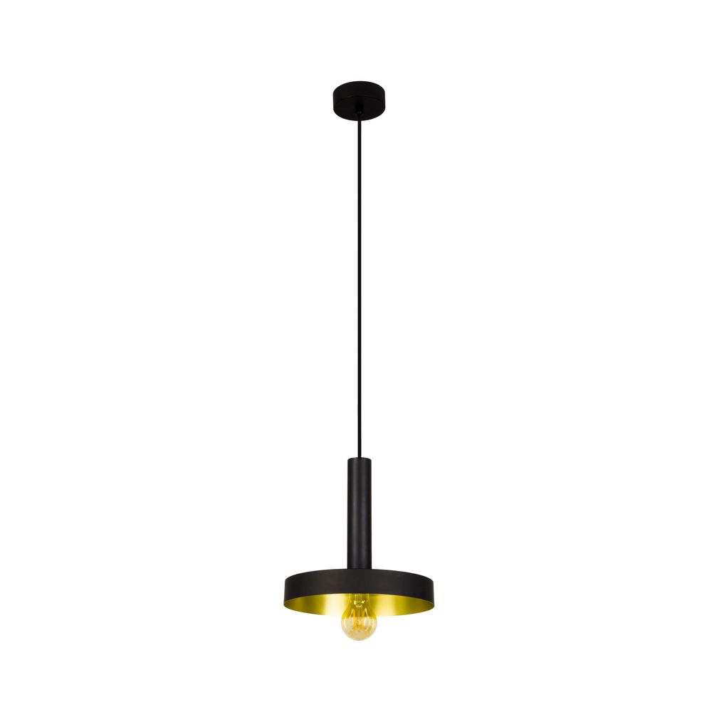 Bento Pendant Light | Black and Gold Finish