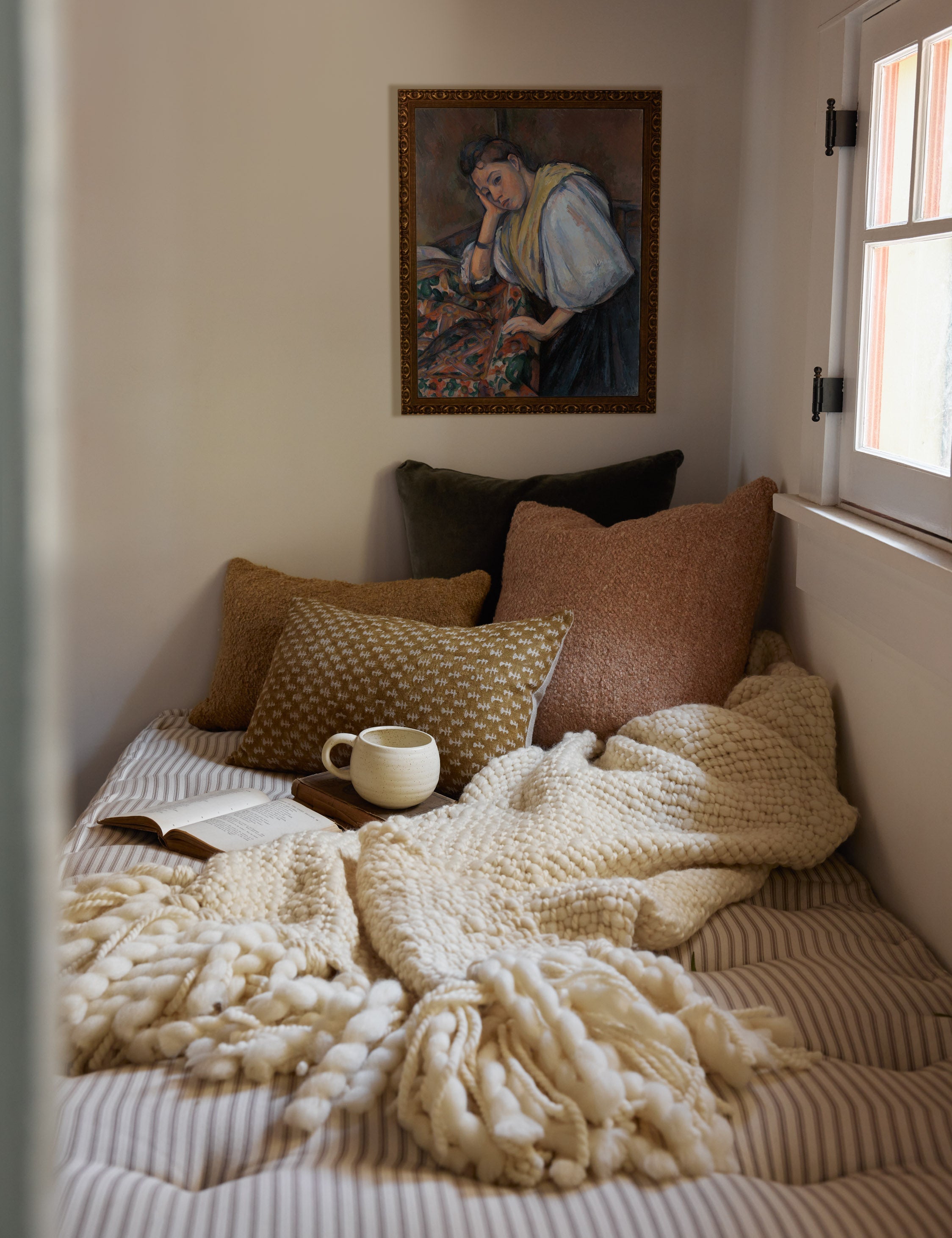 Olea Handwoven Throw | Chunky Knit, Artisan-Made in Argentina