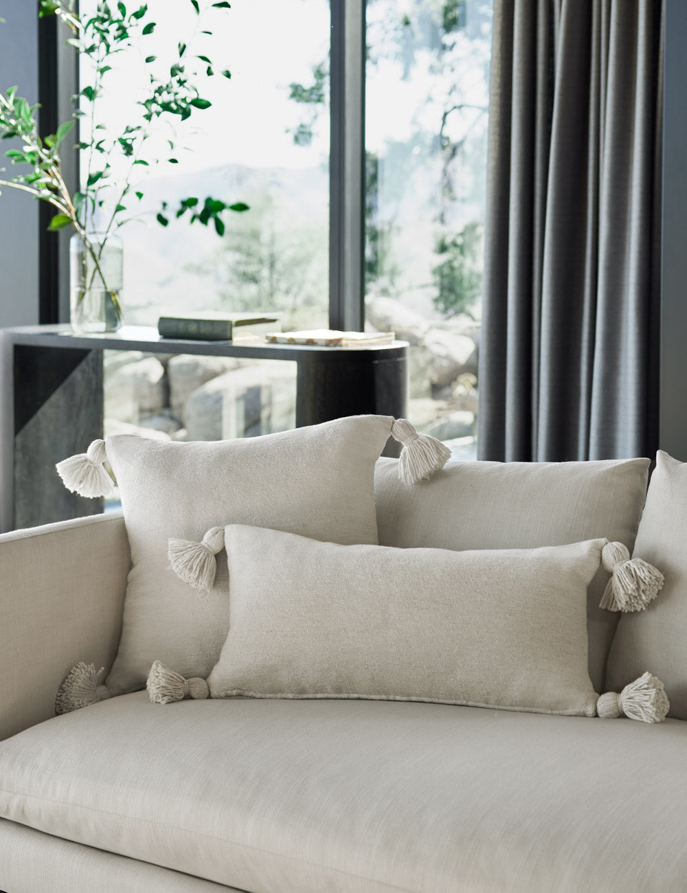 Sami Throw Pillow | 100% Cotton, Cozy Texture