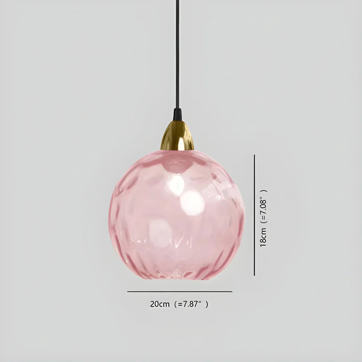 Luma Droplet Pendant Light | Elegant Glass Design, Warm 3000K Light