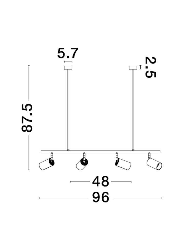 Pavo Pendant Light | Adjustable Height, Aluminum Design