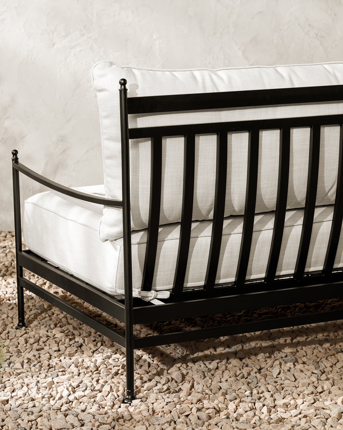 Bristol Outdoor Sofa  Powder-Coated Aluminum, All-Weather Cushions