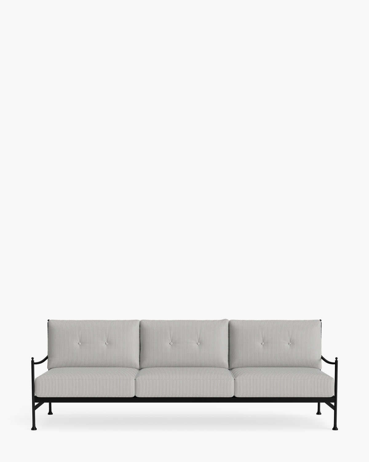 Bristol Outdoor Sofa  Powder-Coated Aluminum, All-Weather Cushions