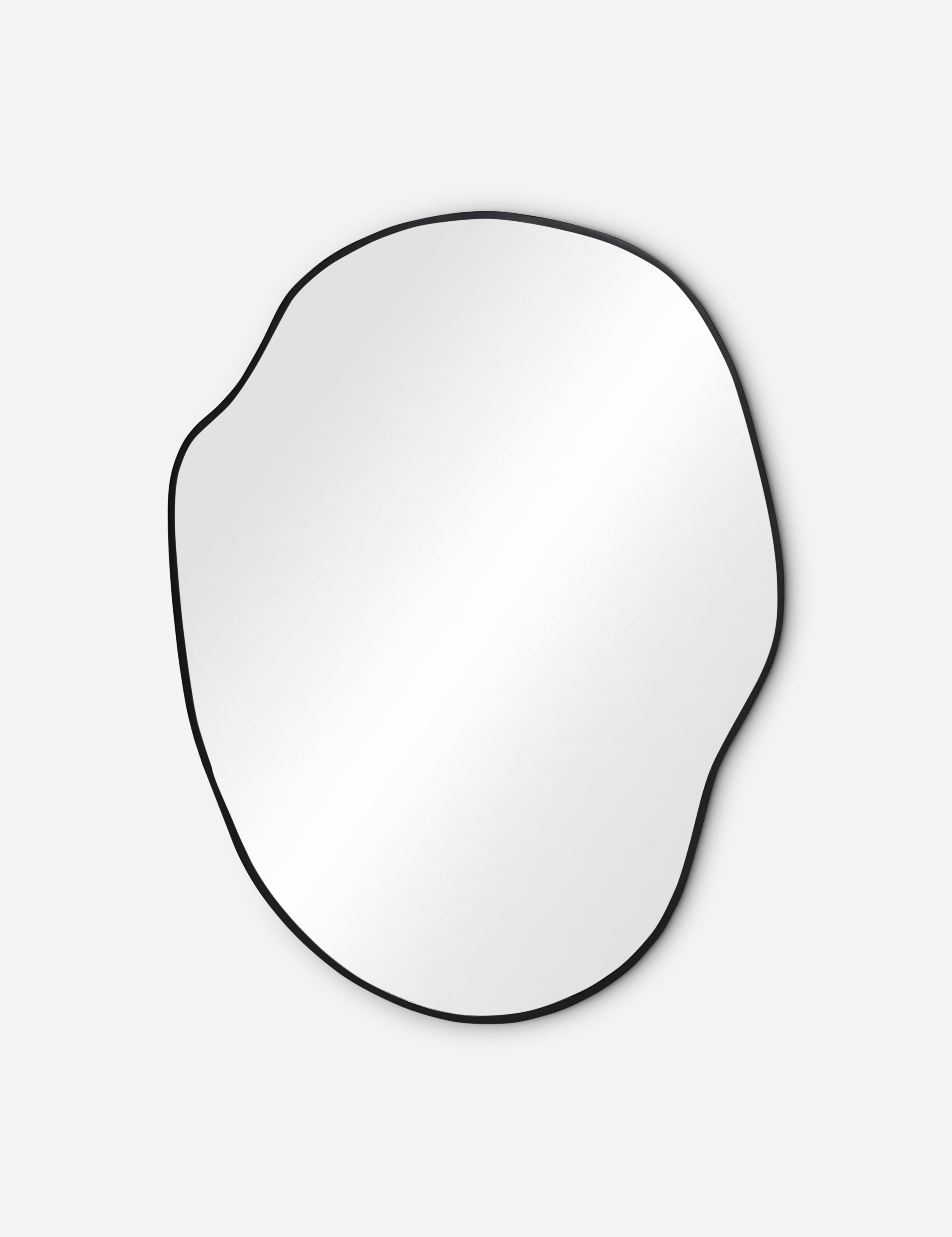 Pivo Puddle Mirror | Slim Frame, Organic Shape