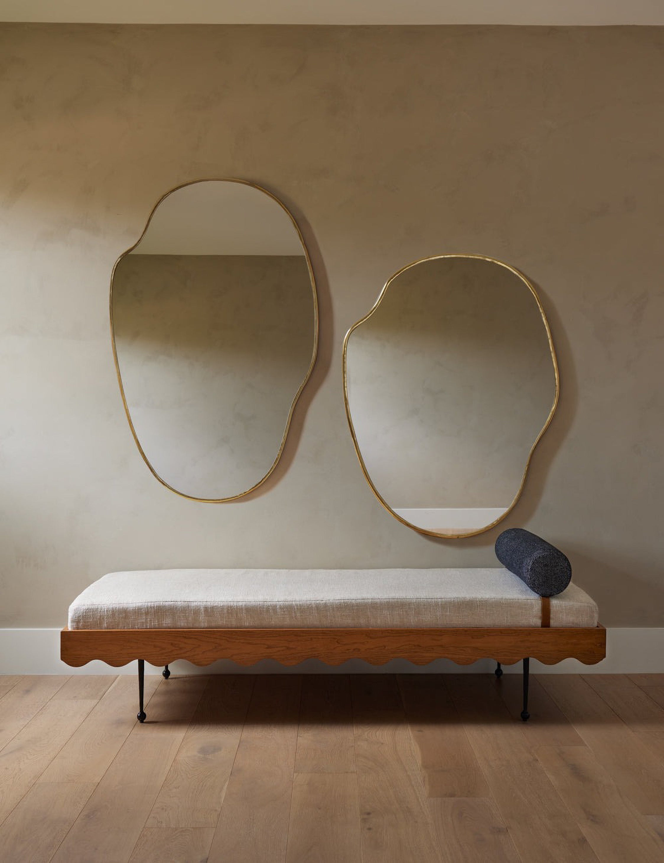 Palo Puddle Mirror | Slim Frame, Organic Shape