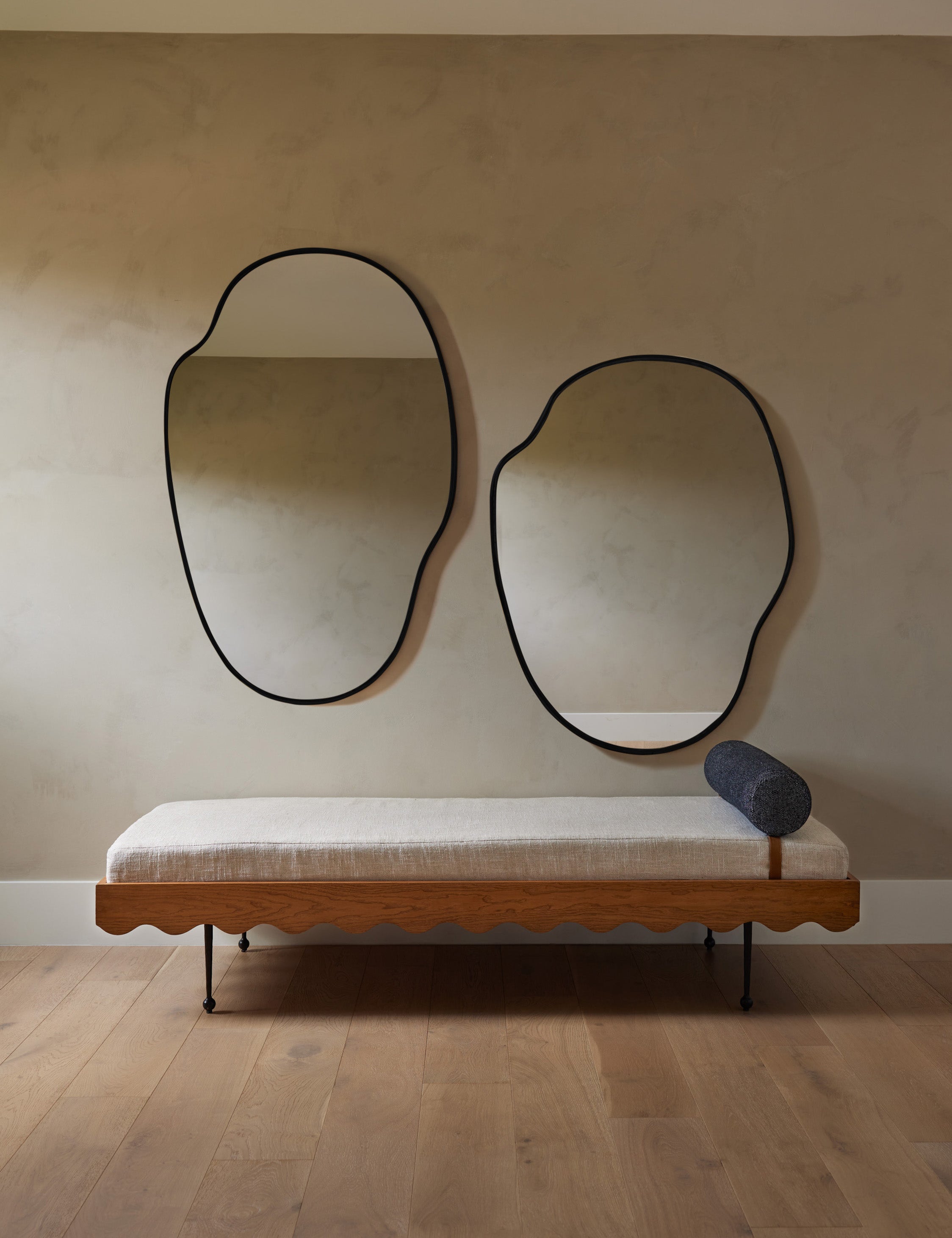 Palo Puddle Mirror | Slim Frame, Organic Shape