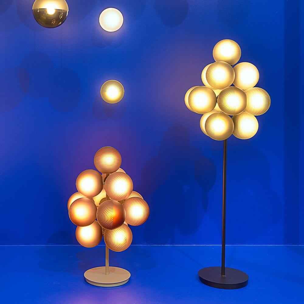 Bello LED Table Lamp | 13 Frosted Glass Spheres, 68cm Height