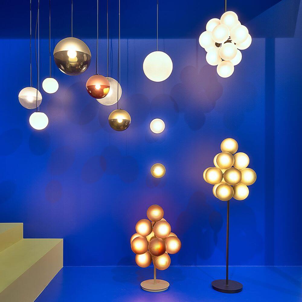 Bello LED Table Lamp | 13 Frosted Glass Spheres, 68cm Height