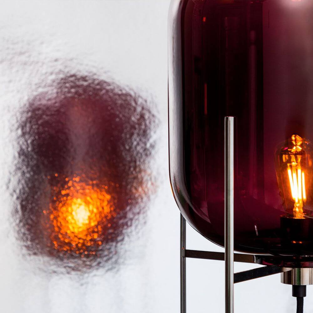 Bello LED Table Lamp | Mouth-Blown Glass, Industrial Design