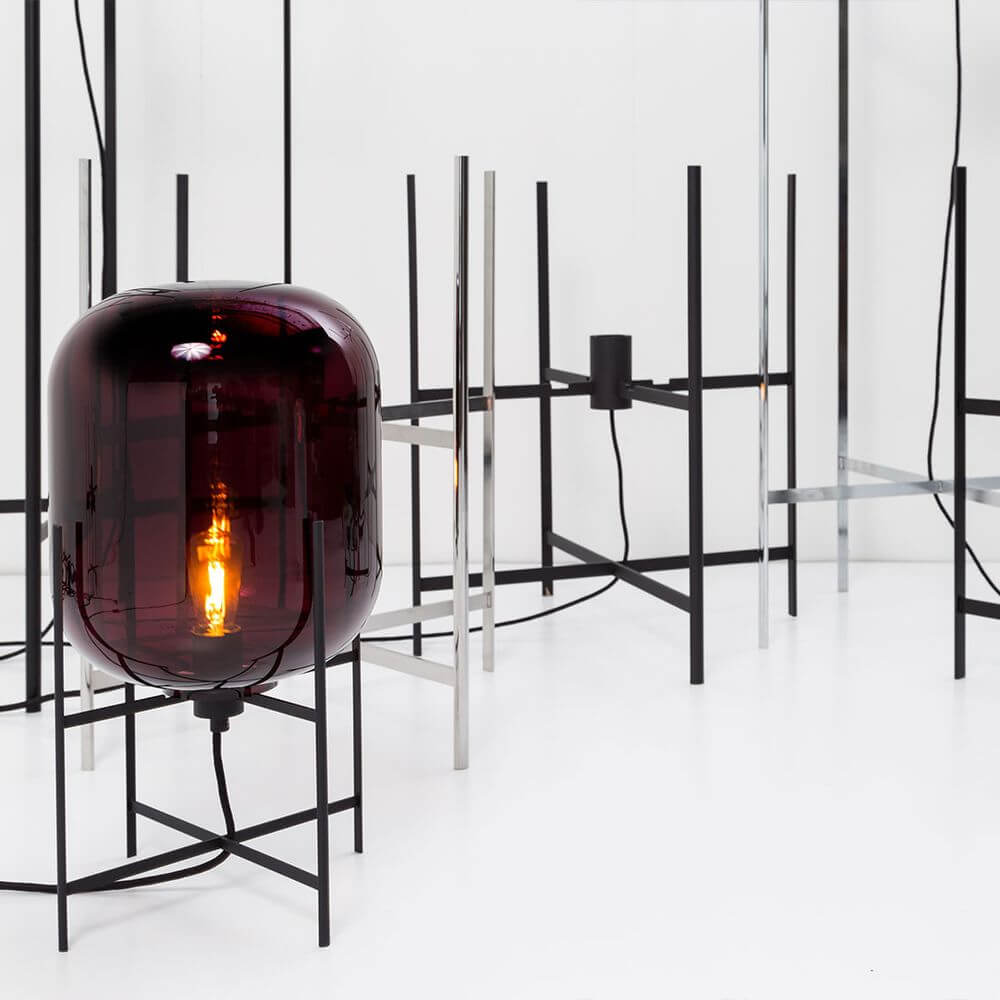 Bello LED Table Lamp | Mouth-Blown Glass, Industrial Design