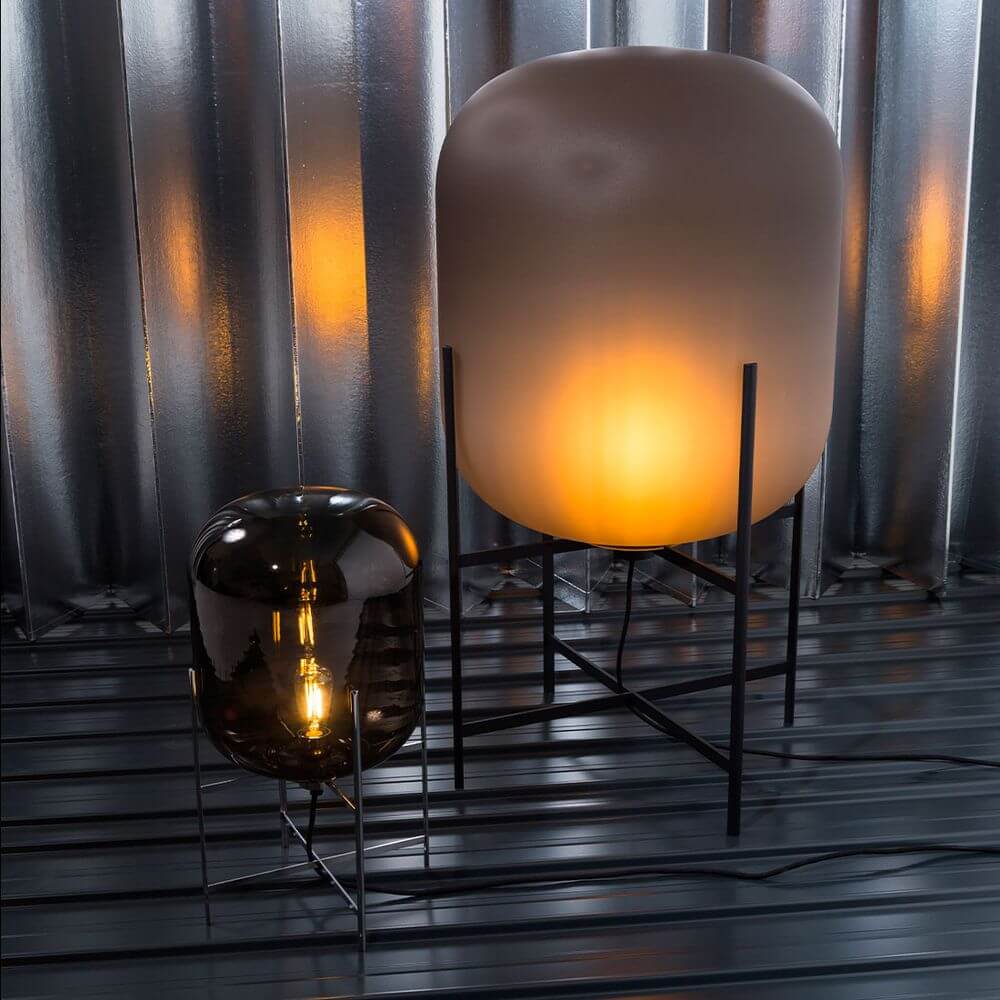 Bello LED Table Lamp | Mouth-Blown Glass, Industrial Design