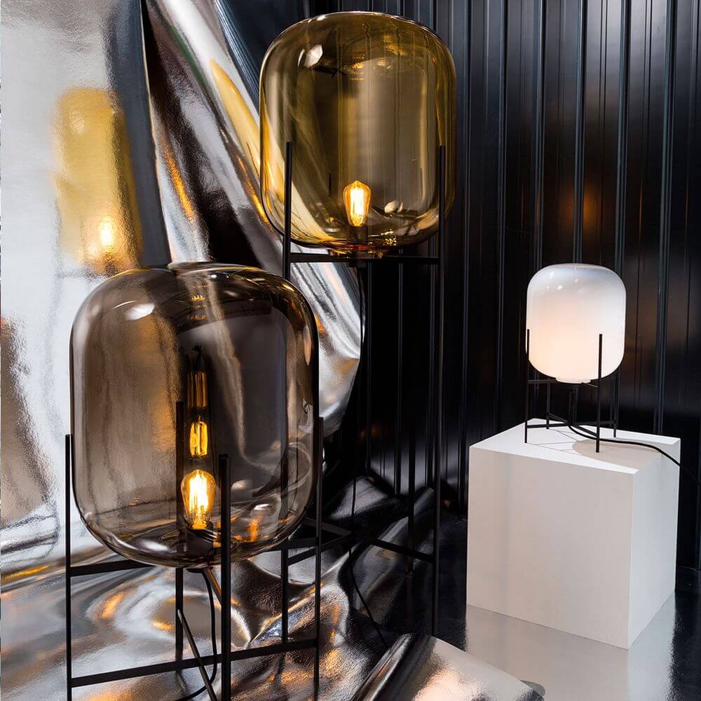 Bello LED Table Lamp | Mouth-Blown Glass, Industrial Design