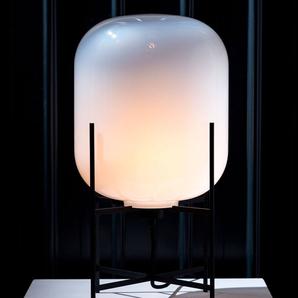 Bello LED Table Lamp | Mouth-Blown Glass, Industrial Design