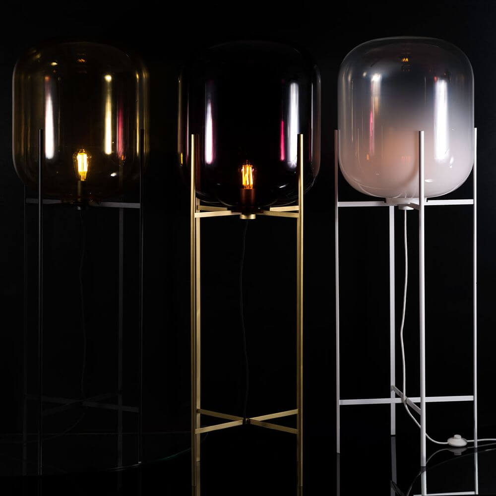 Bello LED Table Lamp | Mouth-Blown Glass, Industrial Design