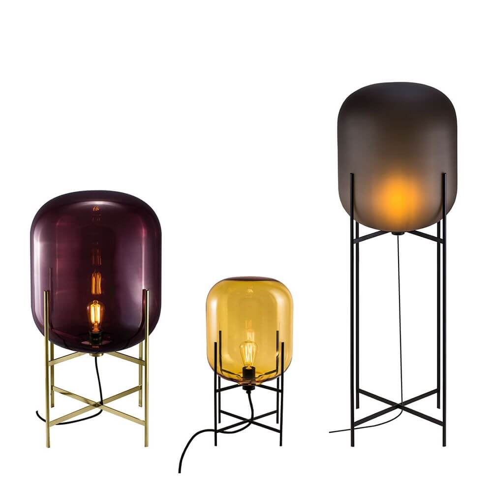 Bello LED Table Lamp | Mouth-Blown Glass, Industrial Design