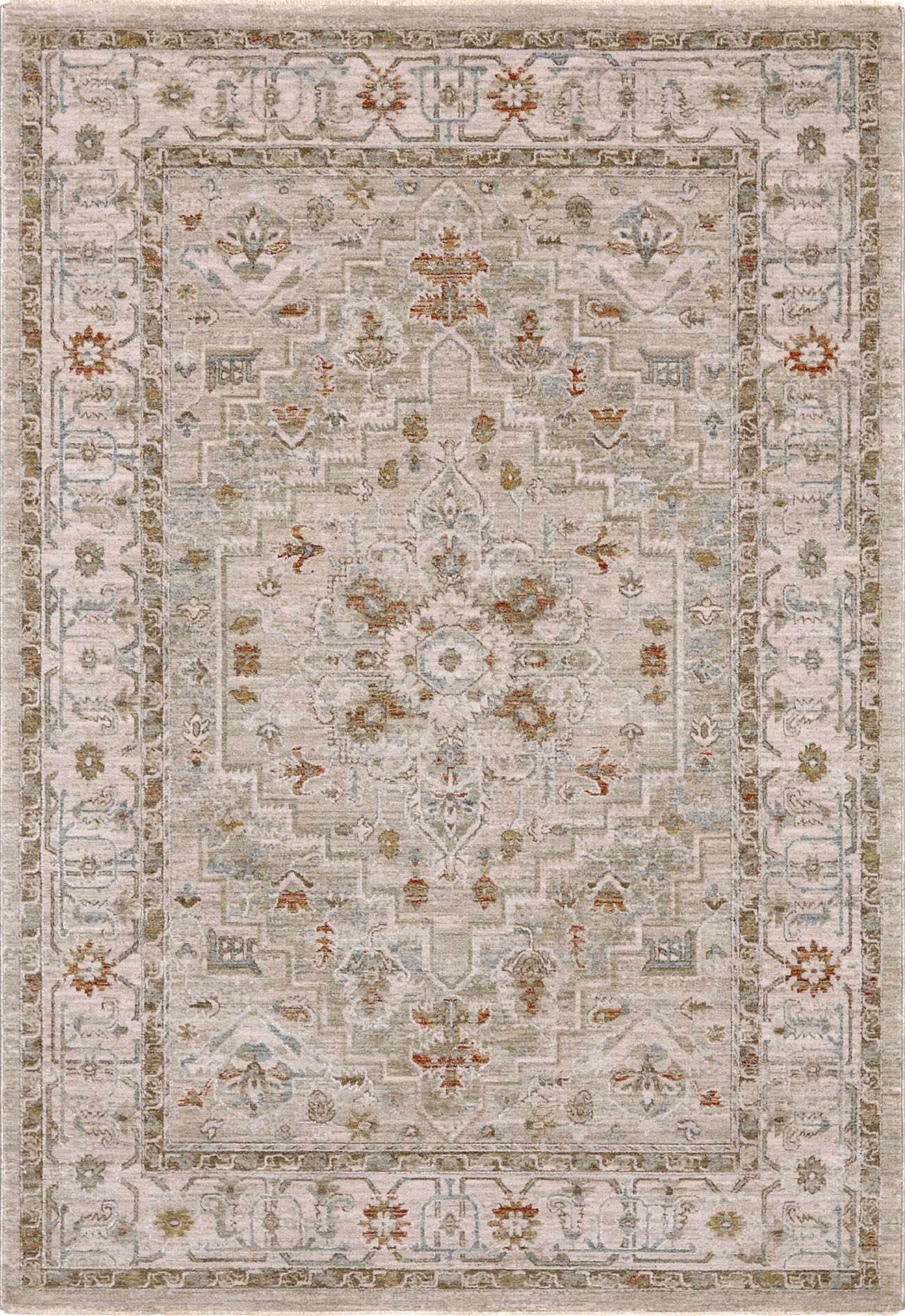 Riviera Turkish Rug  Medium Pile, Machine Woven, Denim