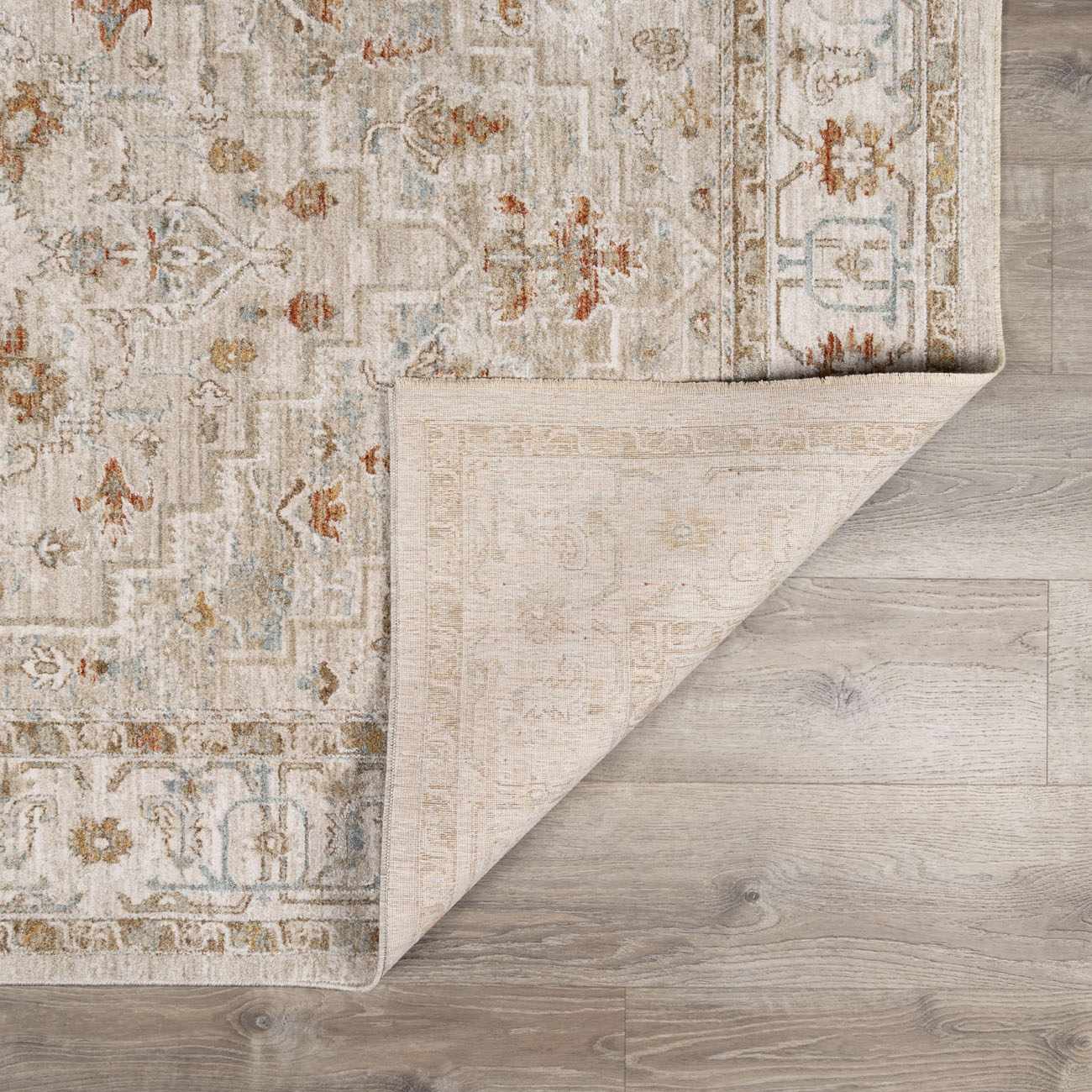 Riviera Turkish Rug  Medium Pile, Machine Woven, Denim
