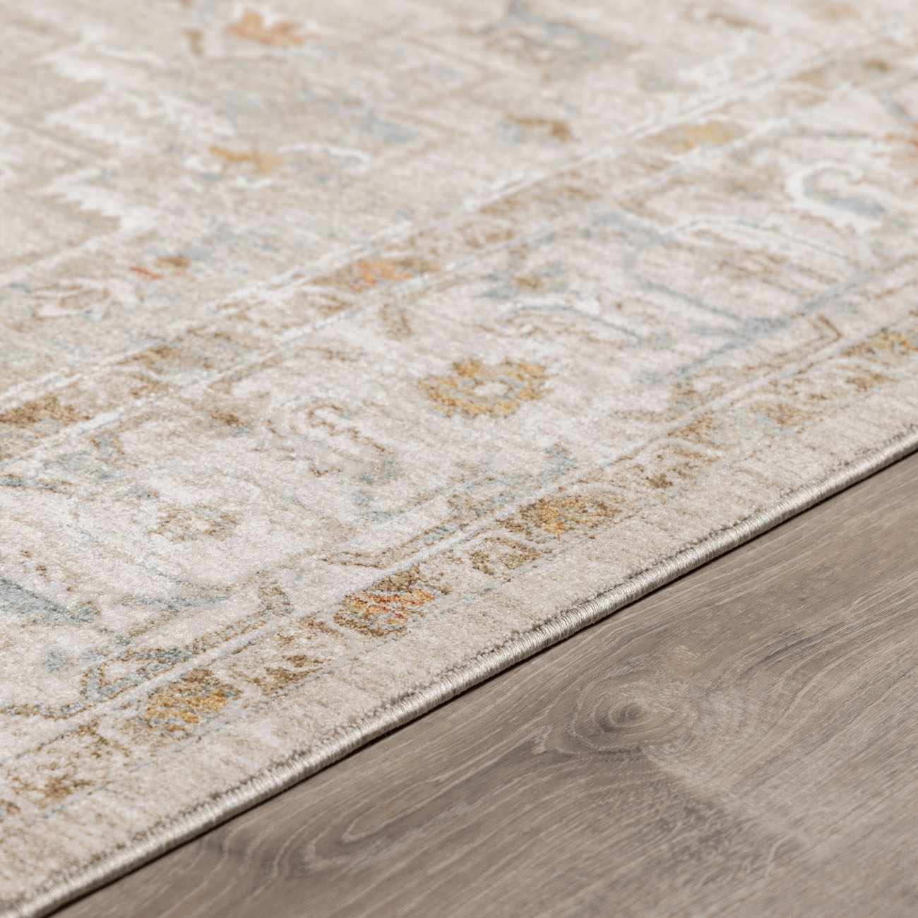 Riviera Turkish Rug  Medium Pile, Machine Woven, Denim
