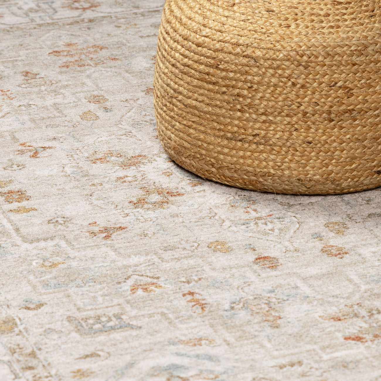 Riviera Turkish Rug  Medium Pile, Machine Woven, Denim