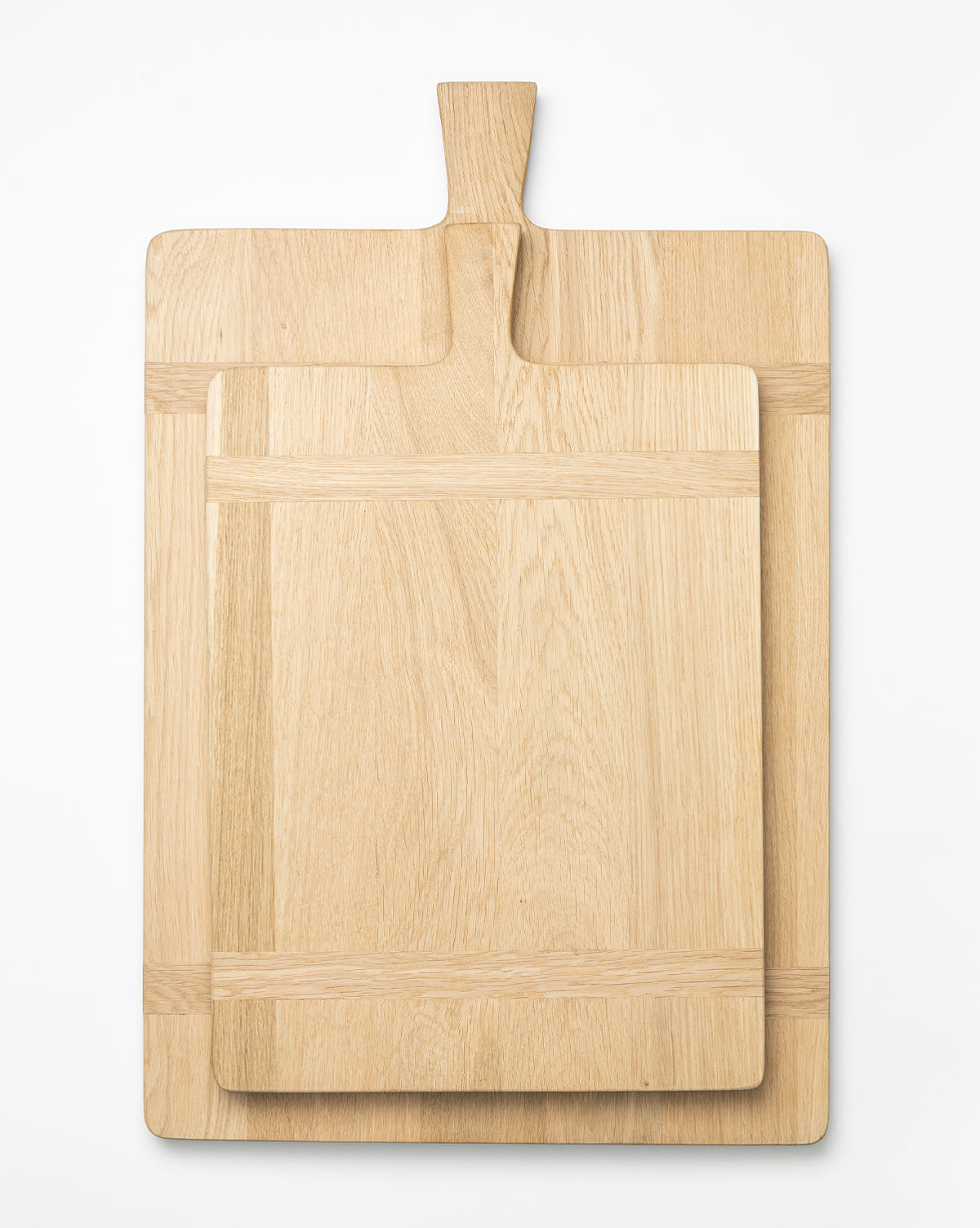 Bela Rectangle Bread Board  Oak & Walnut Wood, Natural Finish