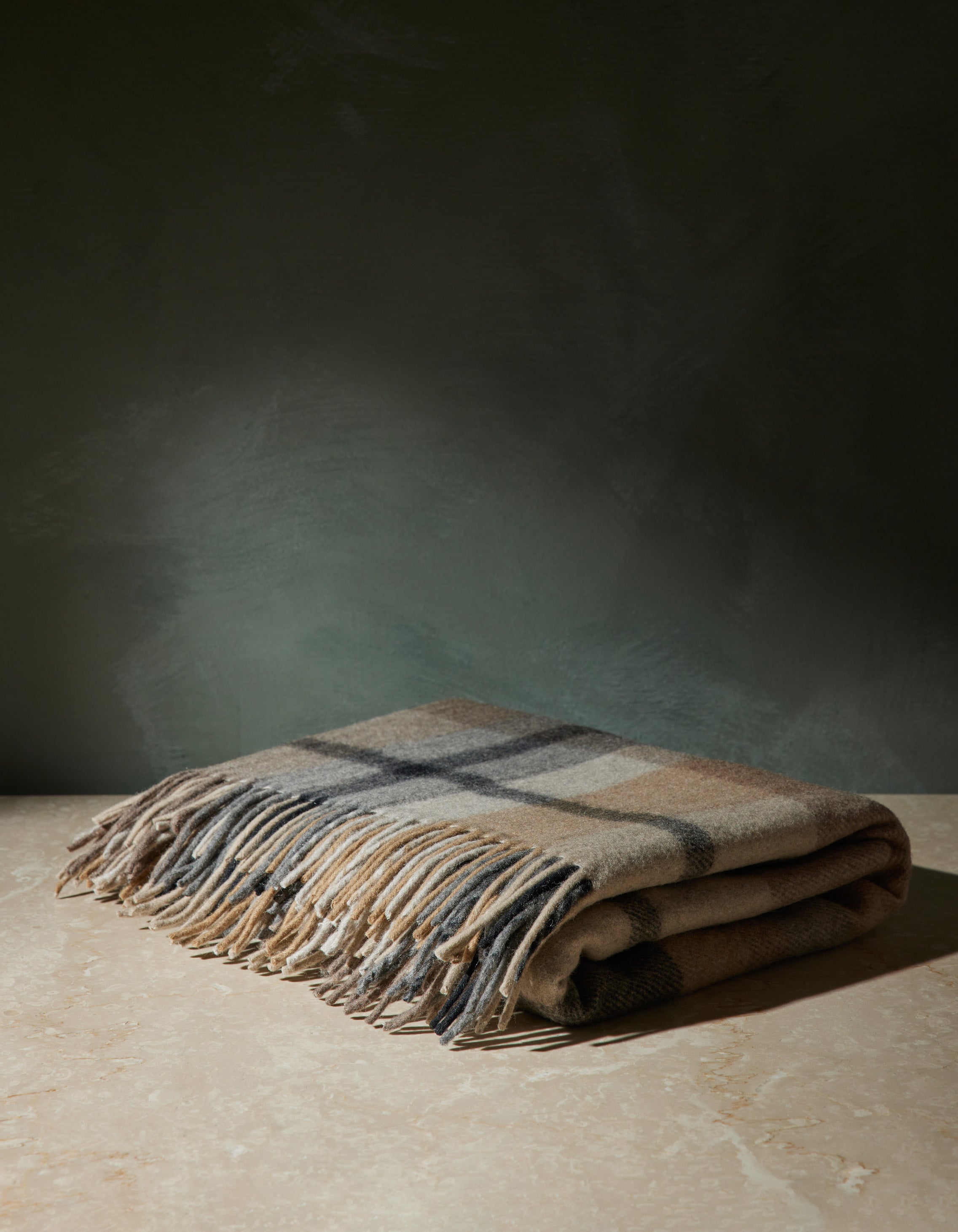 Bello Recycled Wool Throw | Soft, Durable Twill Weave Blanket
