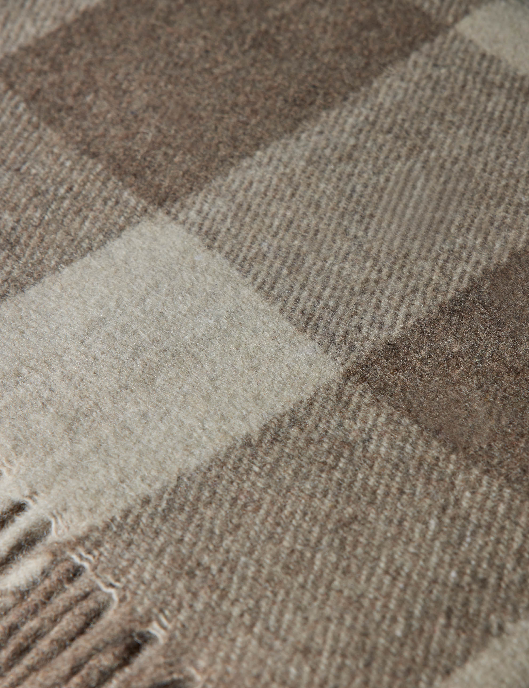 Bello Recycled Wool Throw | Soft, Durable Twill Weave