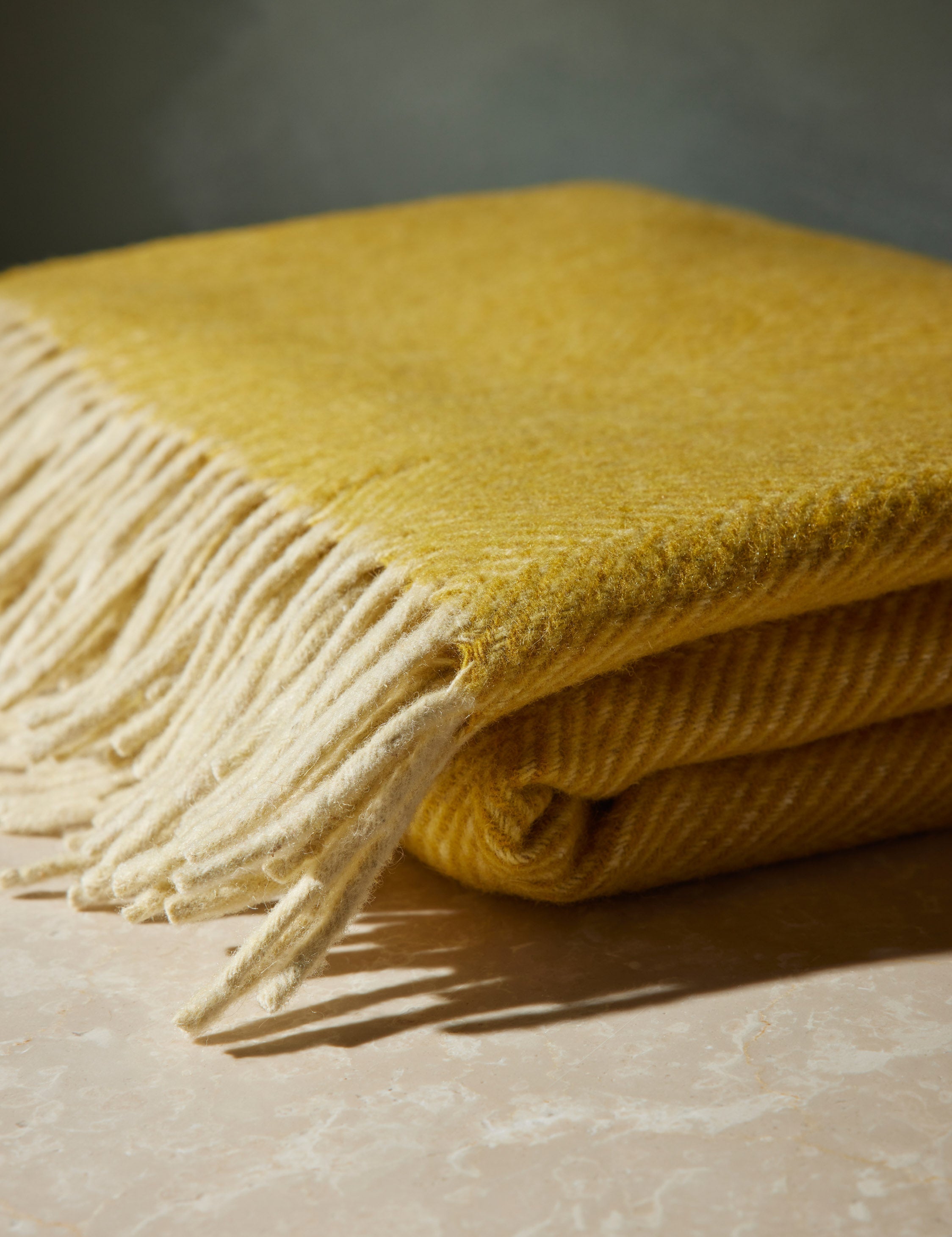 Bello Recycled Wool Throw | Soft, Durable Twill Weave