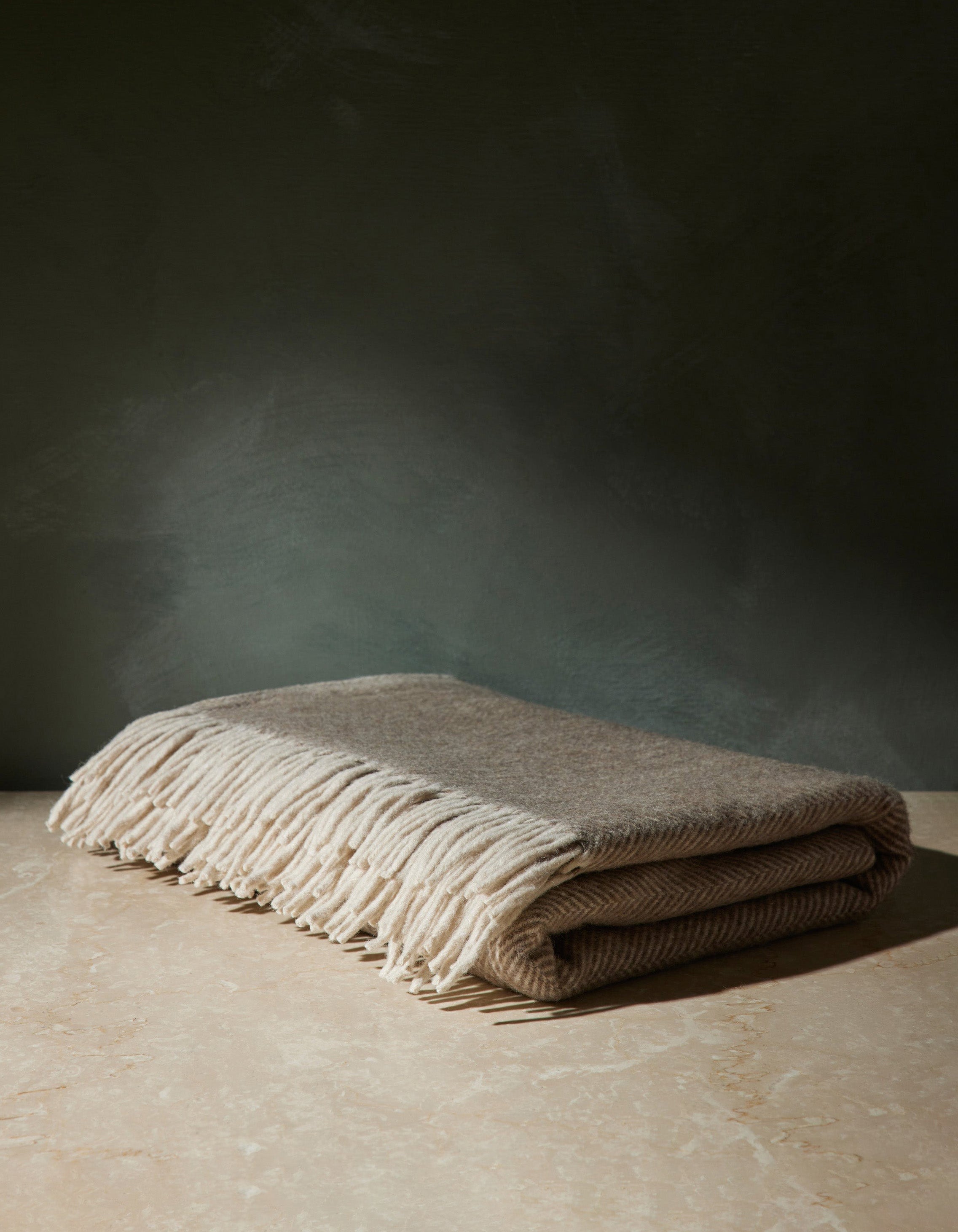 Bello Recycled Wool Throw | Soft, Durable Twill Weave Blanket